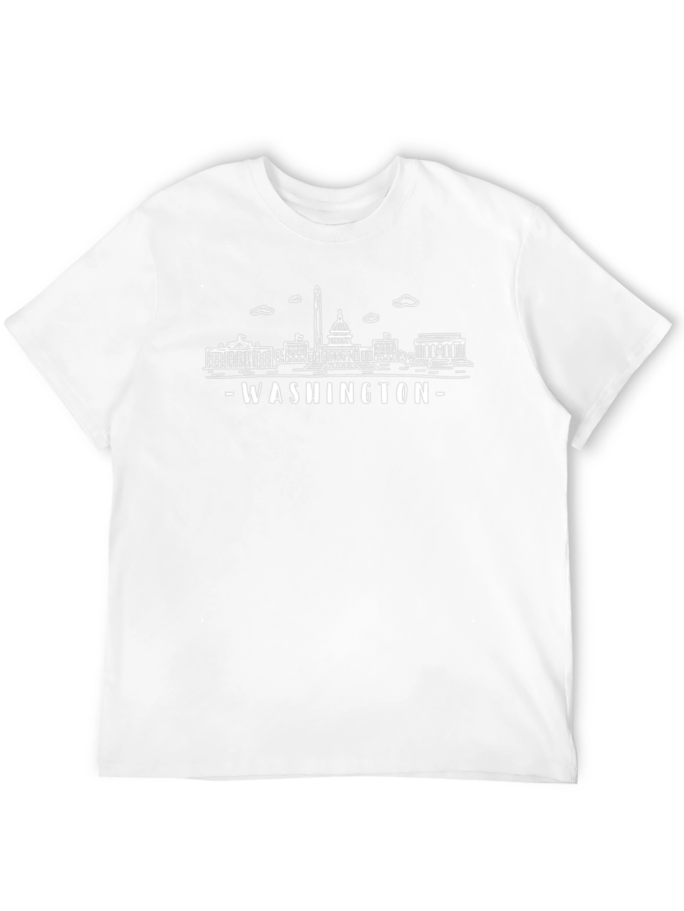 Washington DC Skyline Black T-Shirt