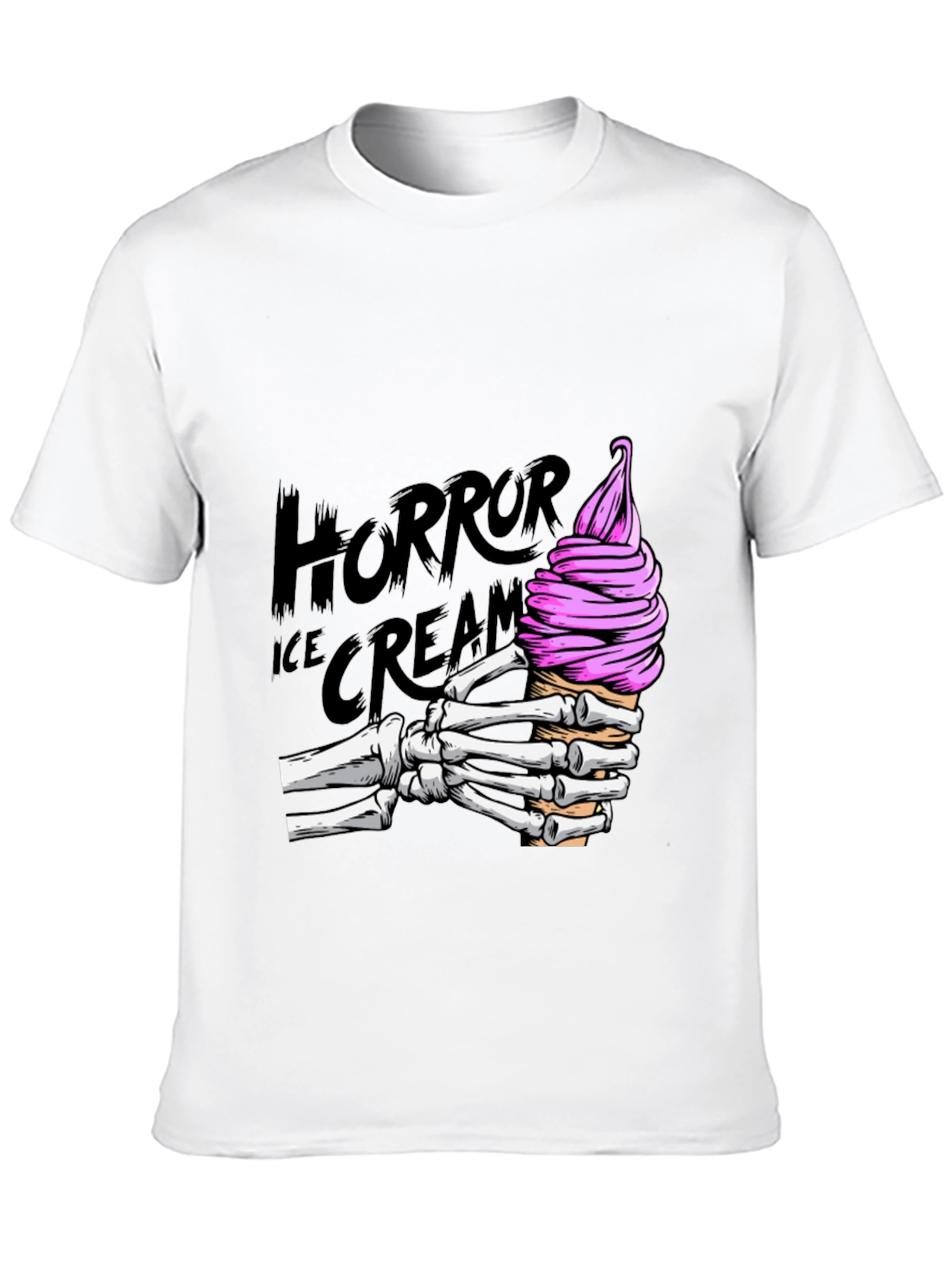 Horror Ice Cream Graphic T-Shirt