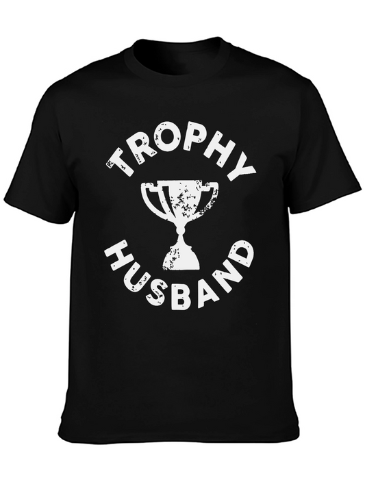 Trophy Husband Black Graphic Tee