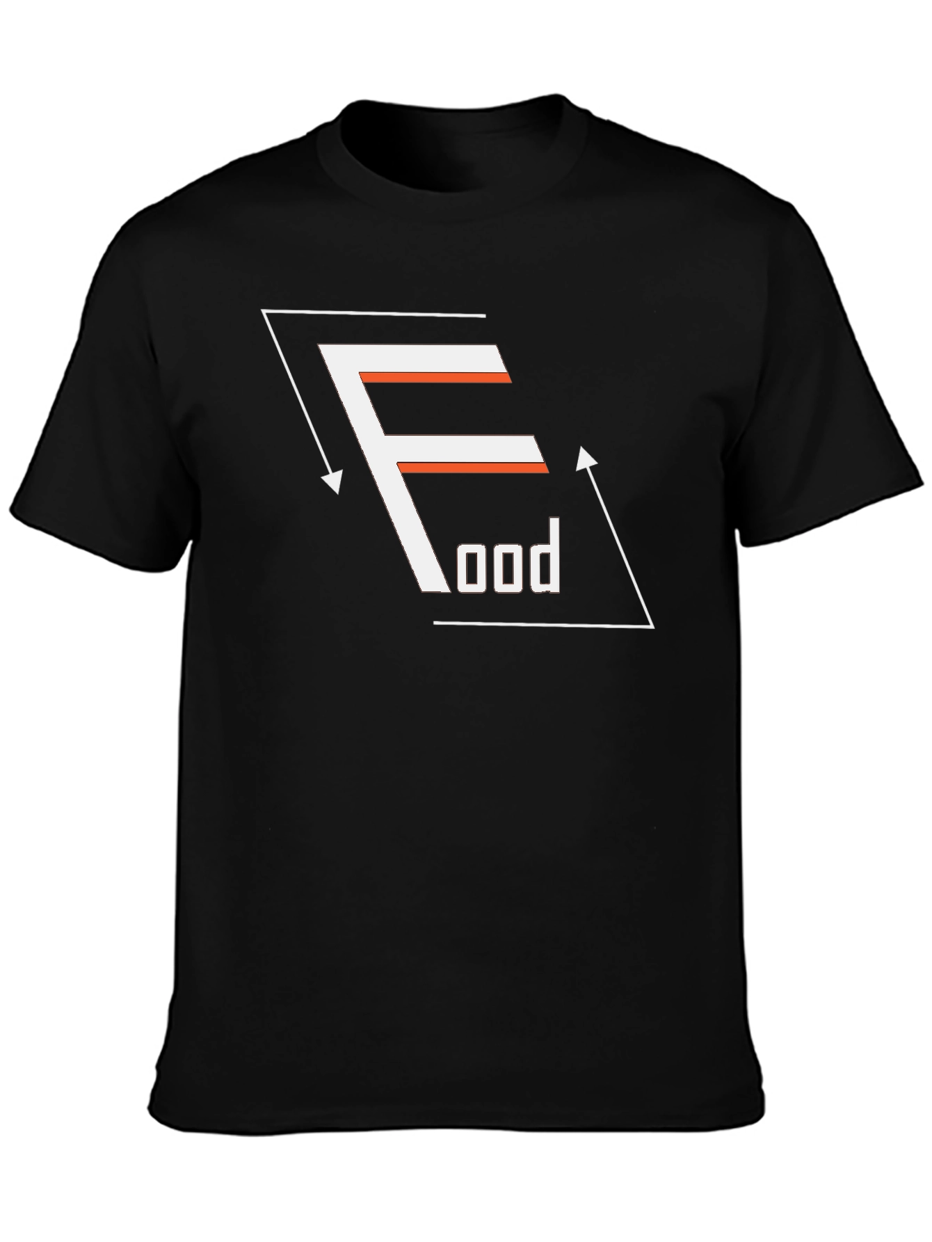 Modern Flood Graphic Tee - Black Short Sleeve
