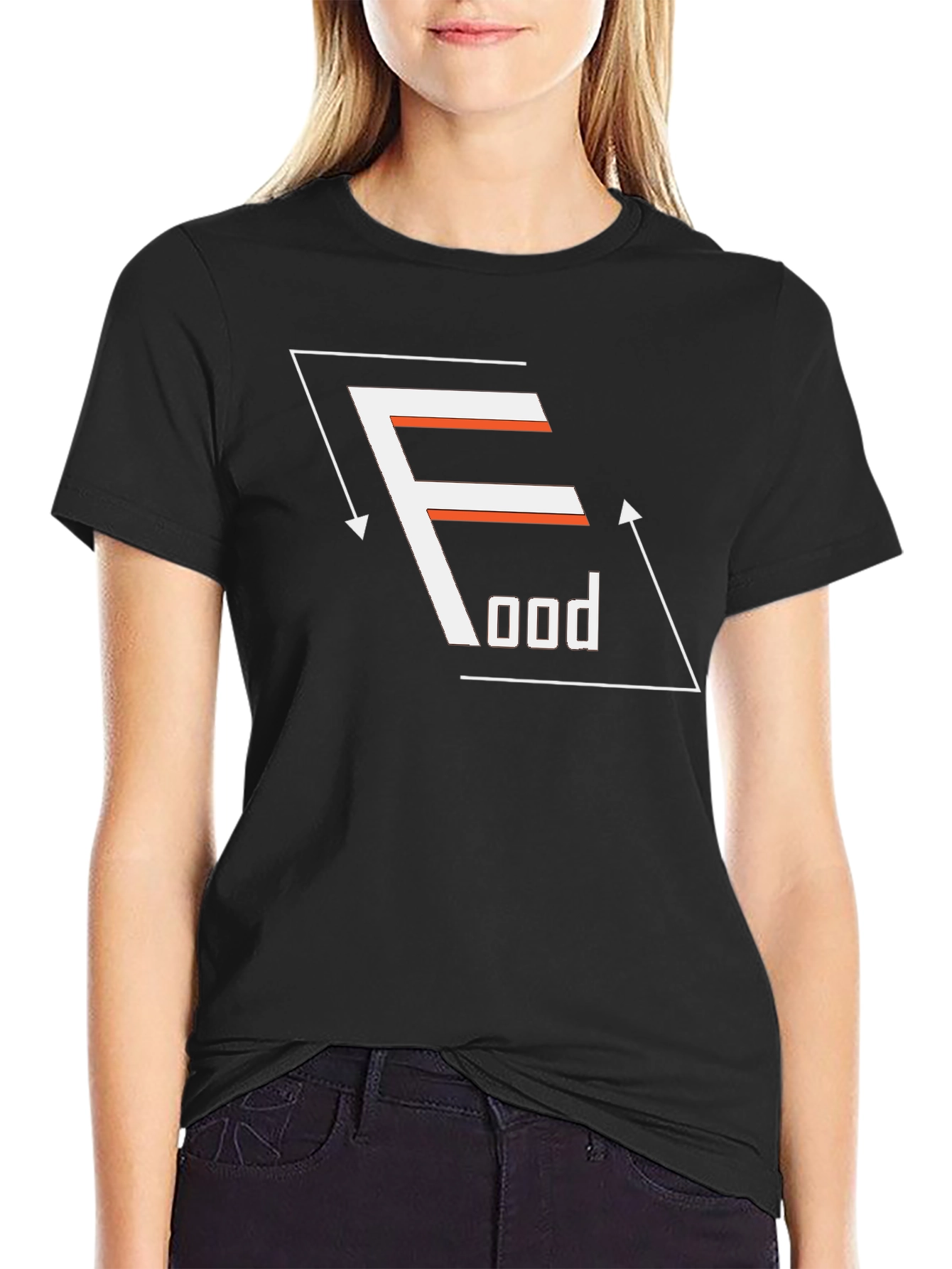 Modern Flood Graphic Tee - Black Short Sleeve