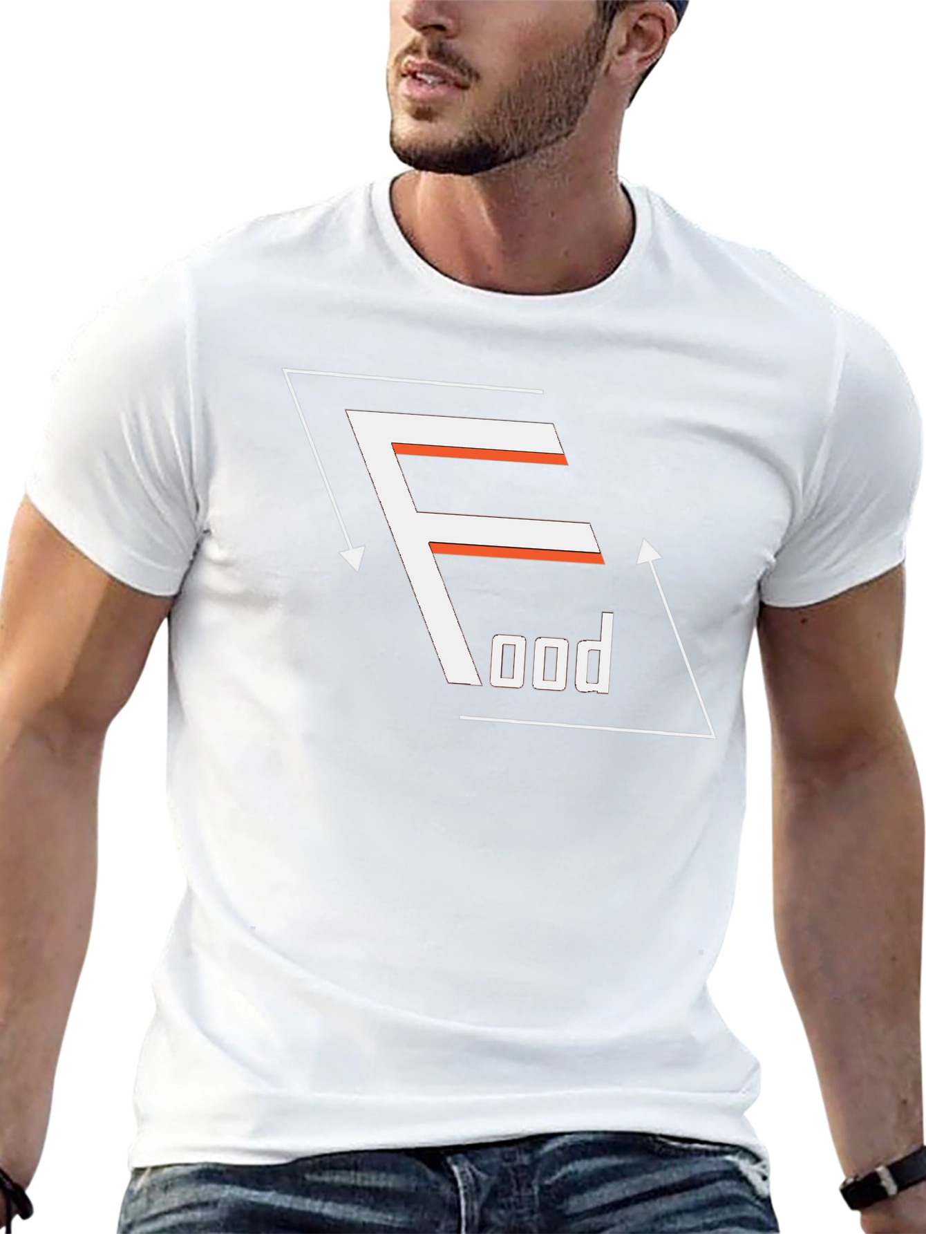 Modern Flood Graphic Tee - Black Short Sleeve