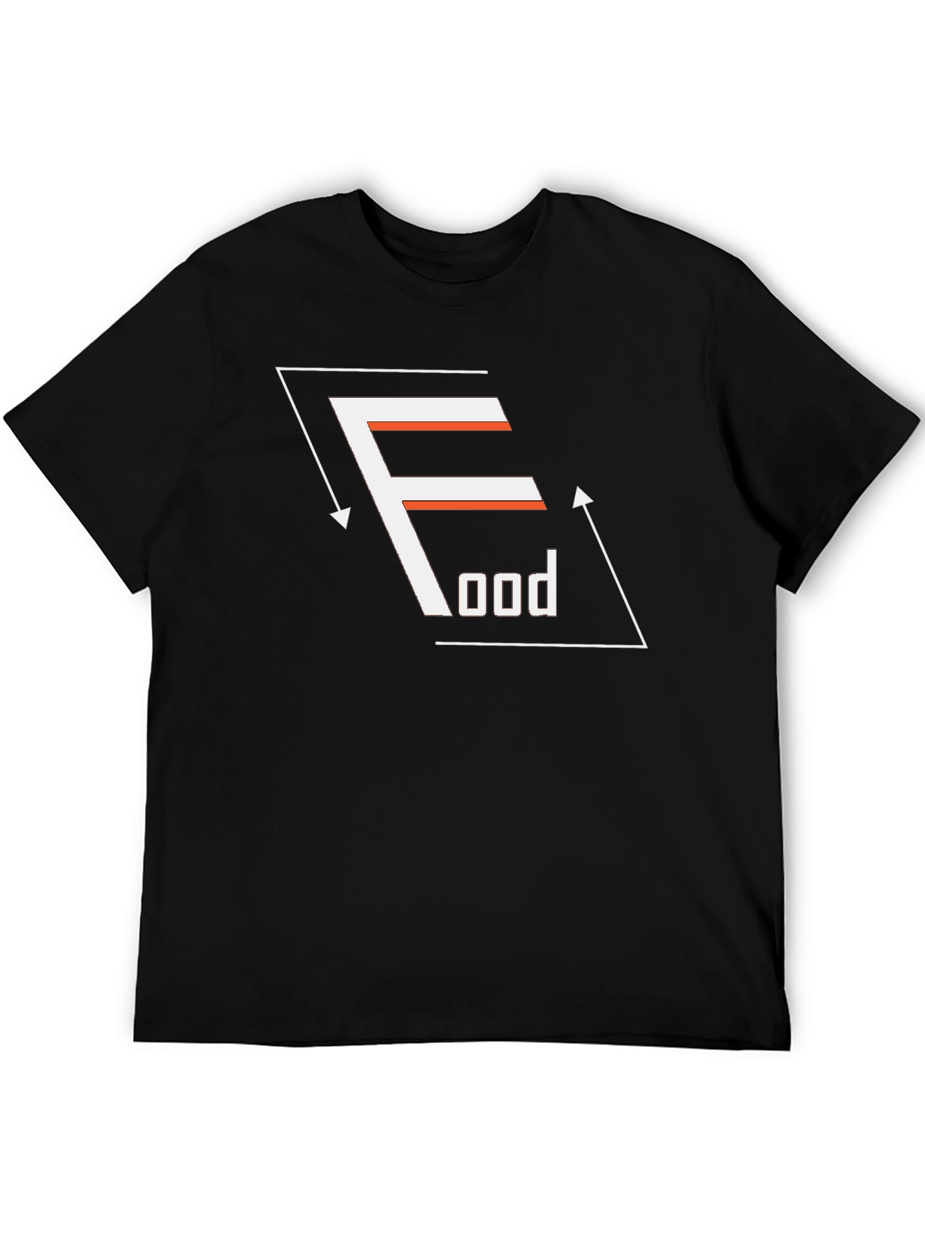 Modern Flood Graphic Tee - Black Short Sleeve