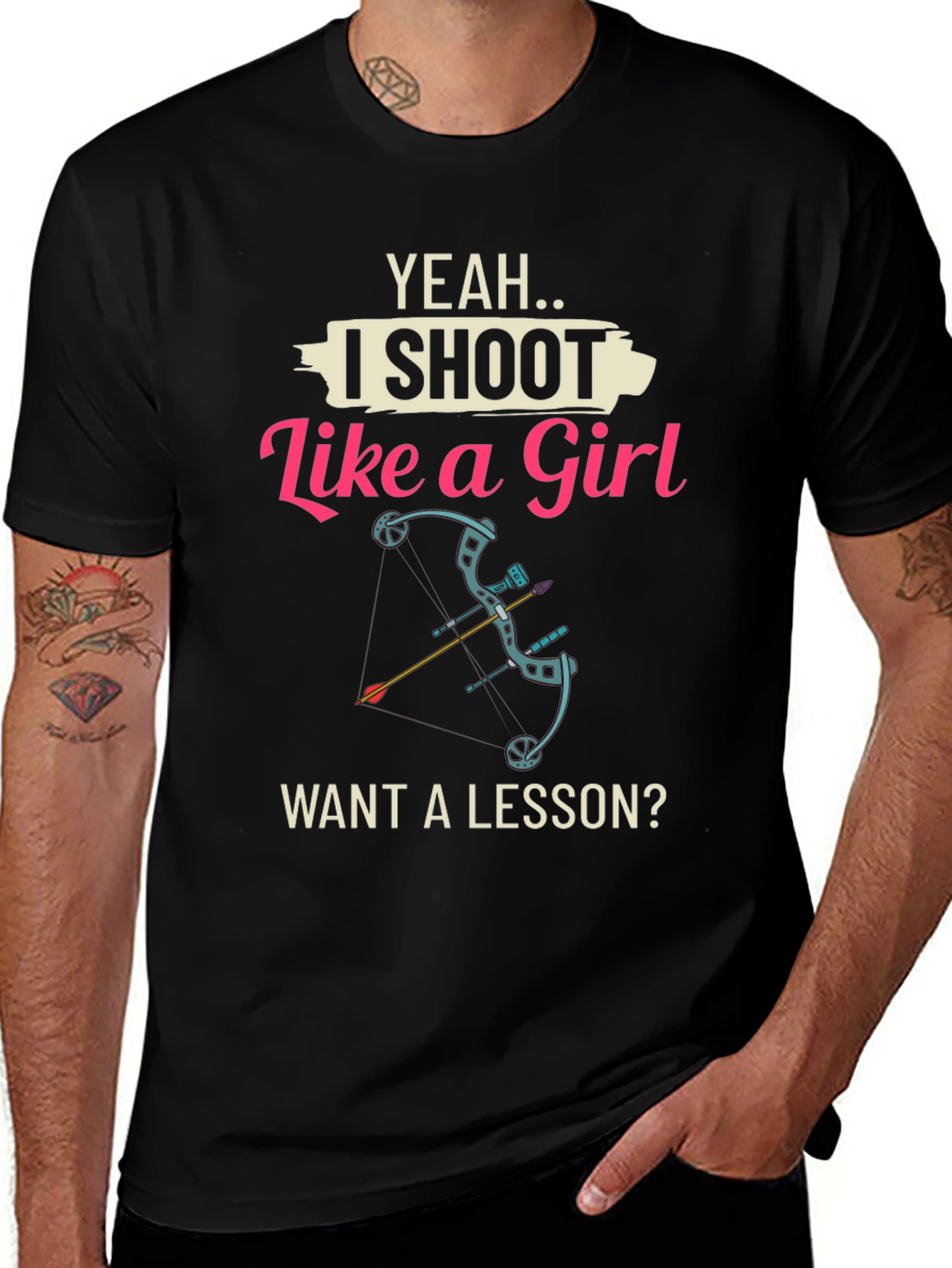 Yeah I Shoot Like a Girl T-Shirt - Archery