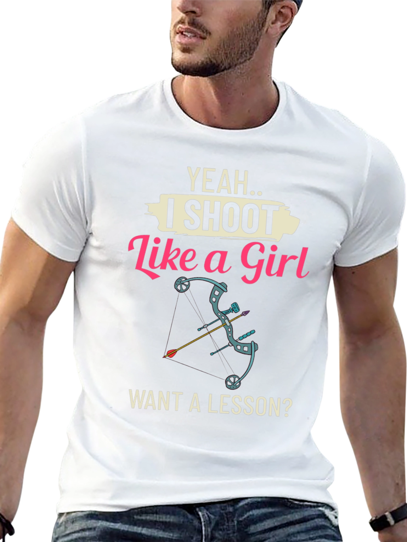 Yeah I Shoot Like a Girl T-Shirt - Archery