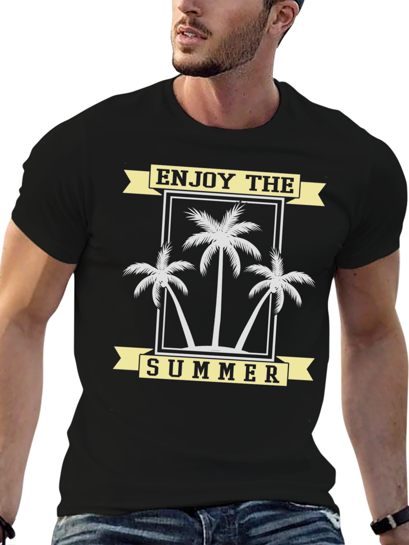 Enjoy the Summer Palm Tree T-Shirt