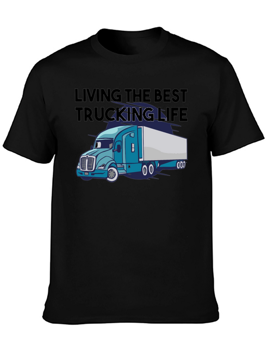 Trucking Life Black T-Shirt