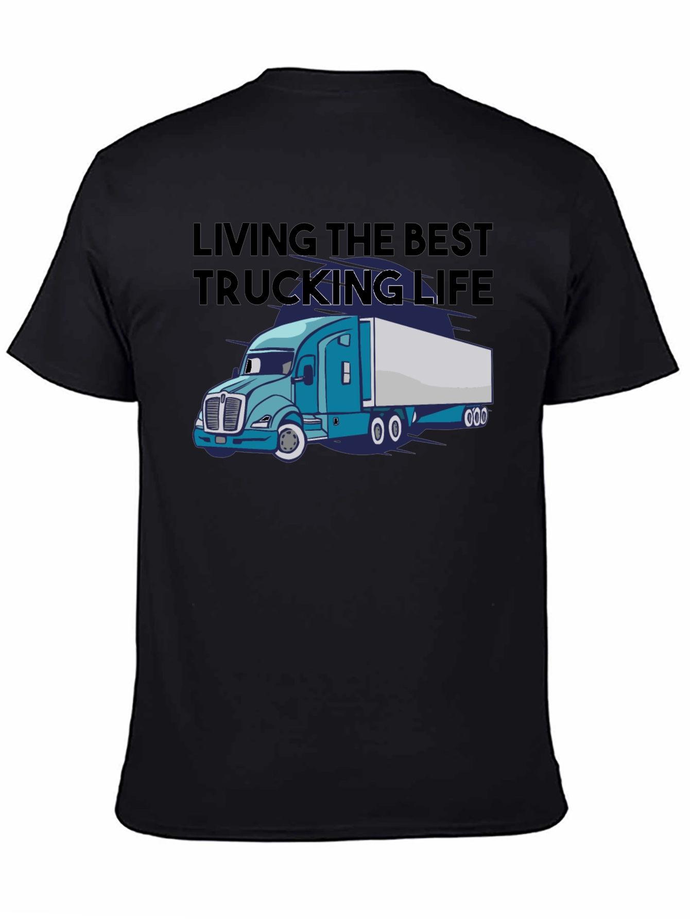 Trucking Life Black T-Shirt