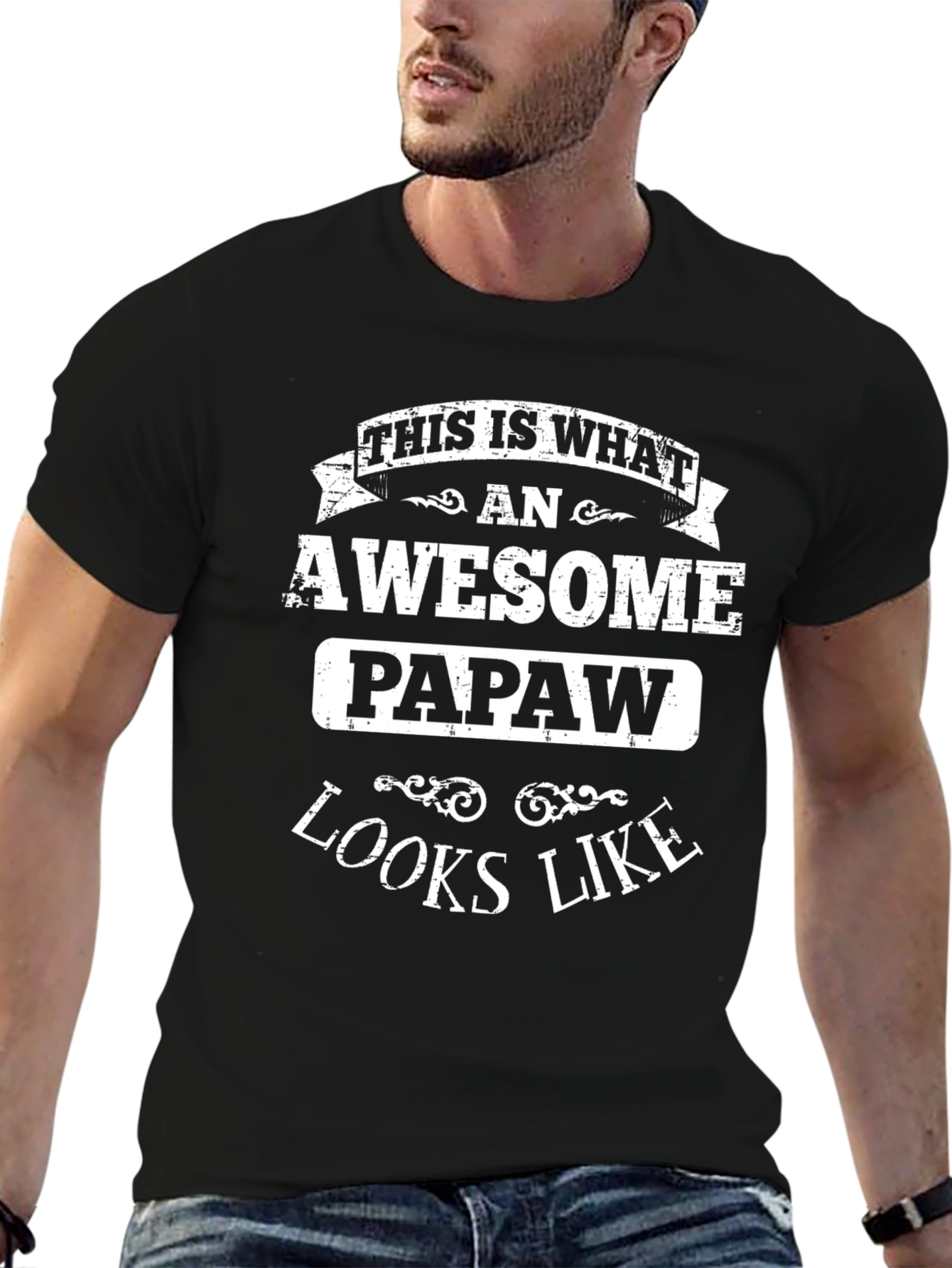 Awesome Papaw T-Shirt - Perfect Gift for Grandfathers