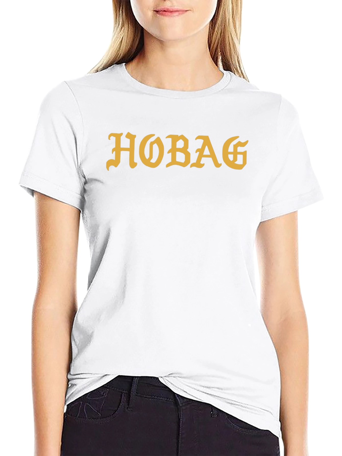 HOBAG Graphic Tee - Stylish Black T-Shirt