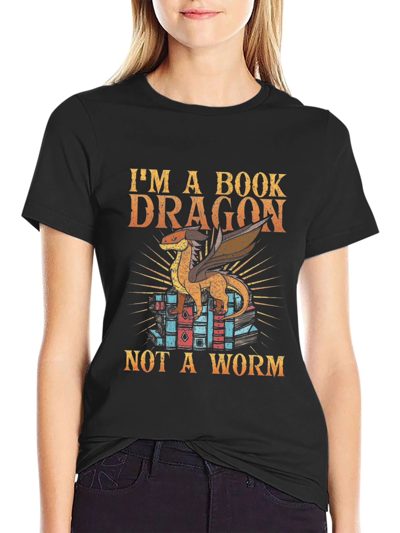 Book Dragon T-Shirt - Literary Fun!