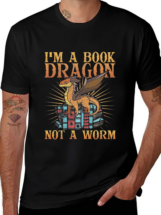 Book Dragon T-Shirt - Literary Fun!