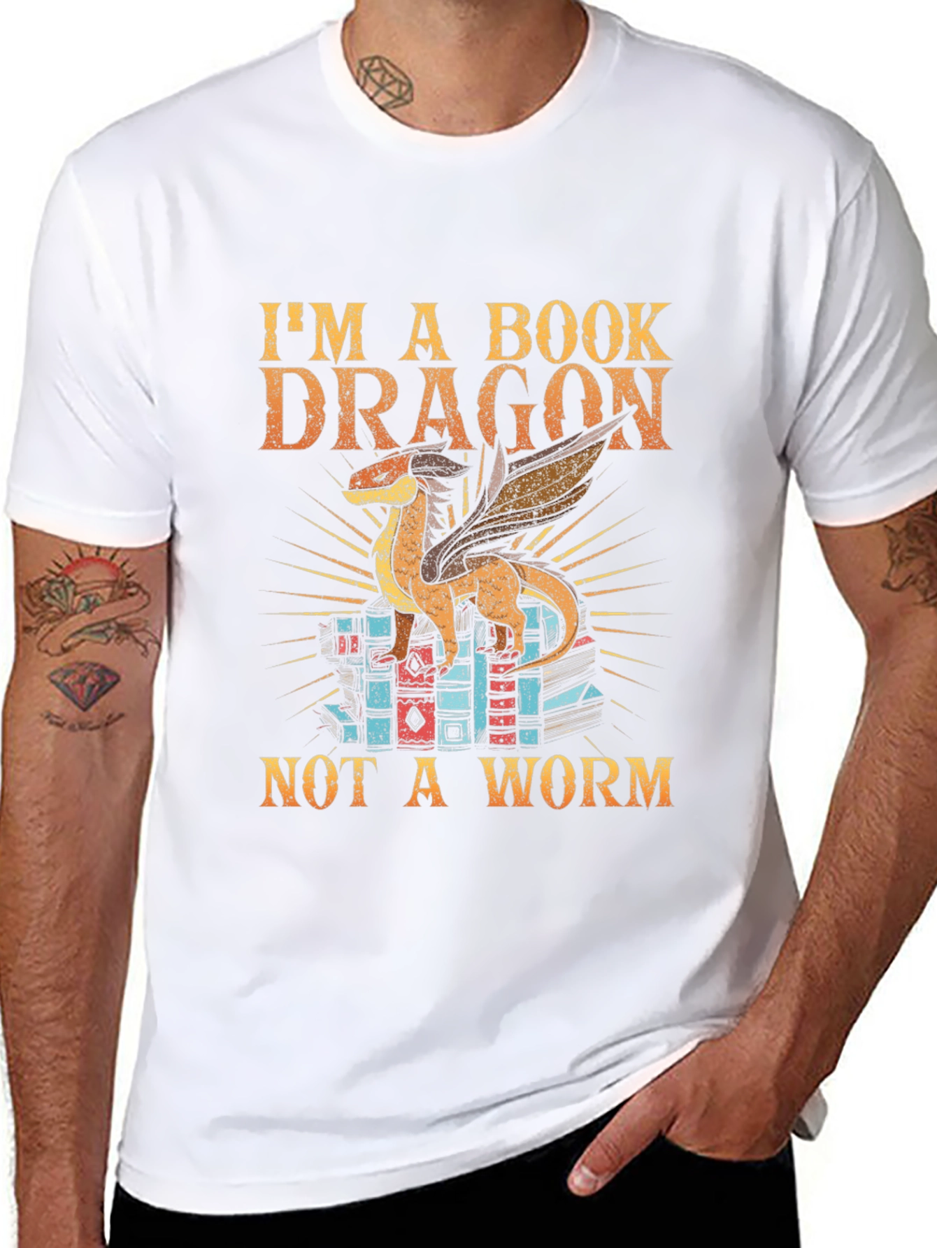 Book Dragon T-Shirt - Literary Fun!