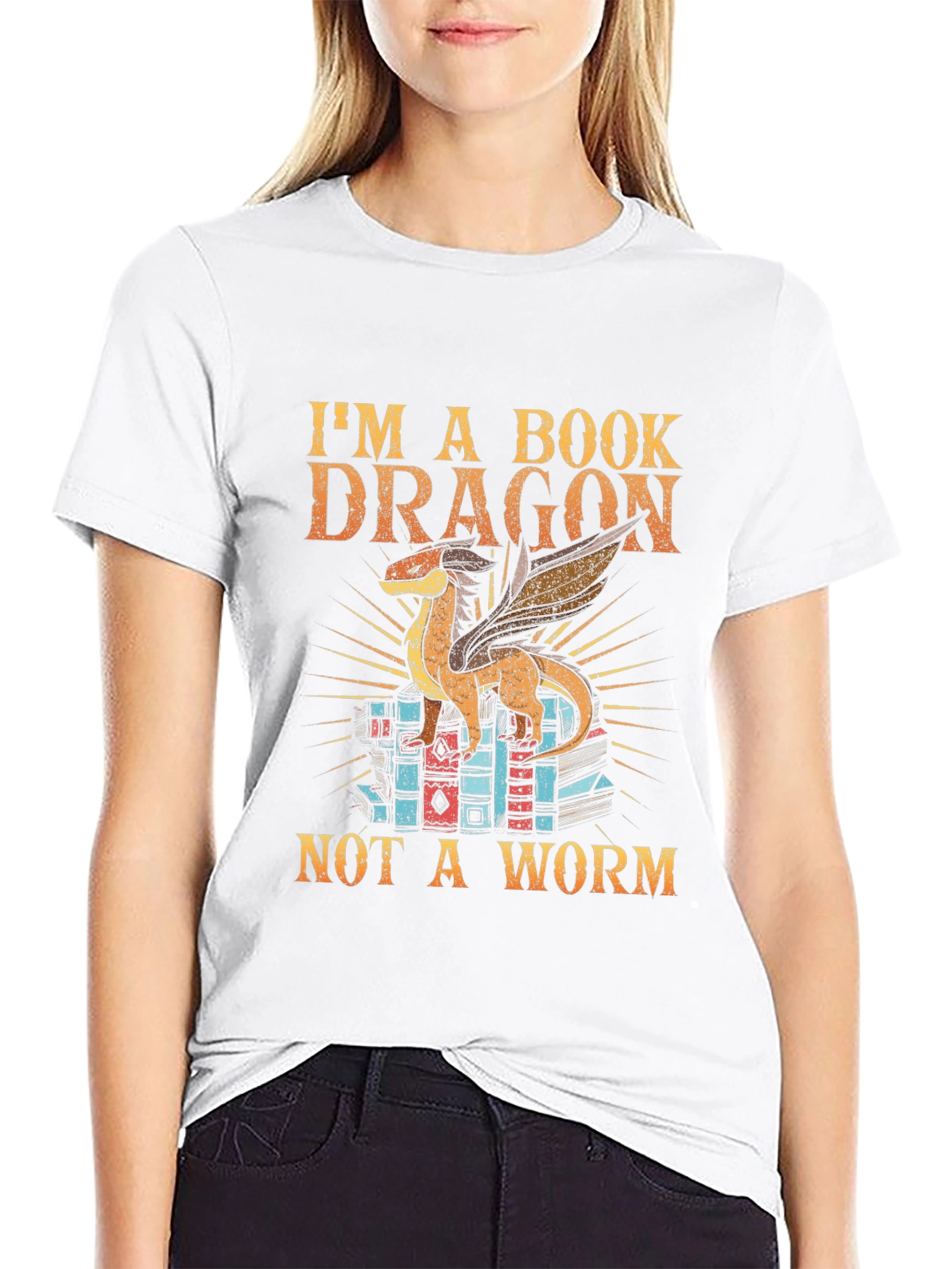 Book Dragon T-Shirt - Literary Fun!