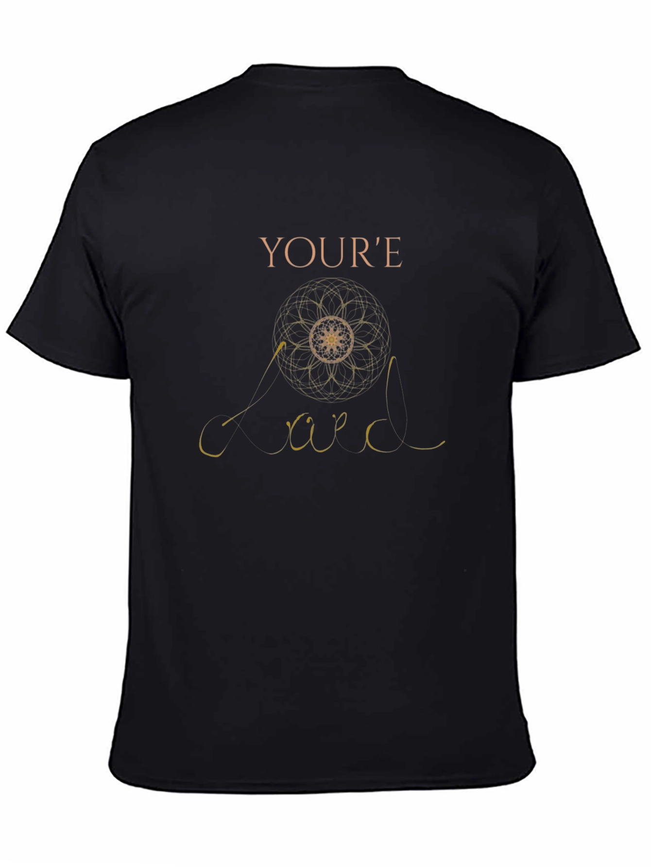 Youre Weird Graphic Black T-Shirt