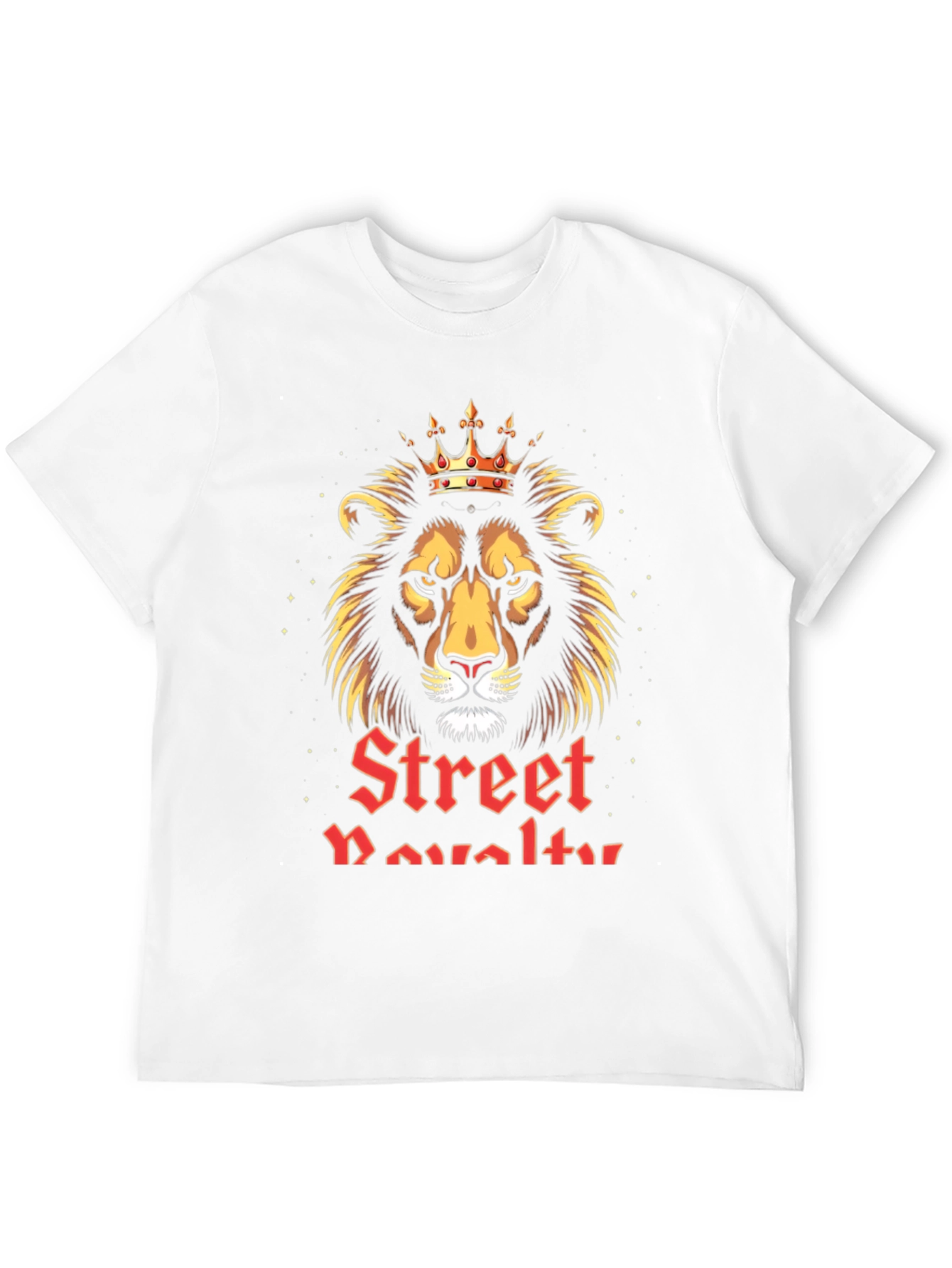 Street Royalty Lion Graphic Tee - Black