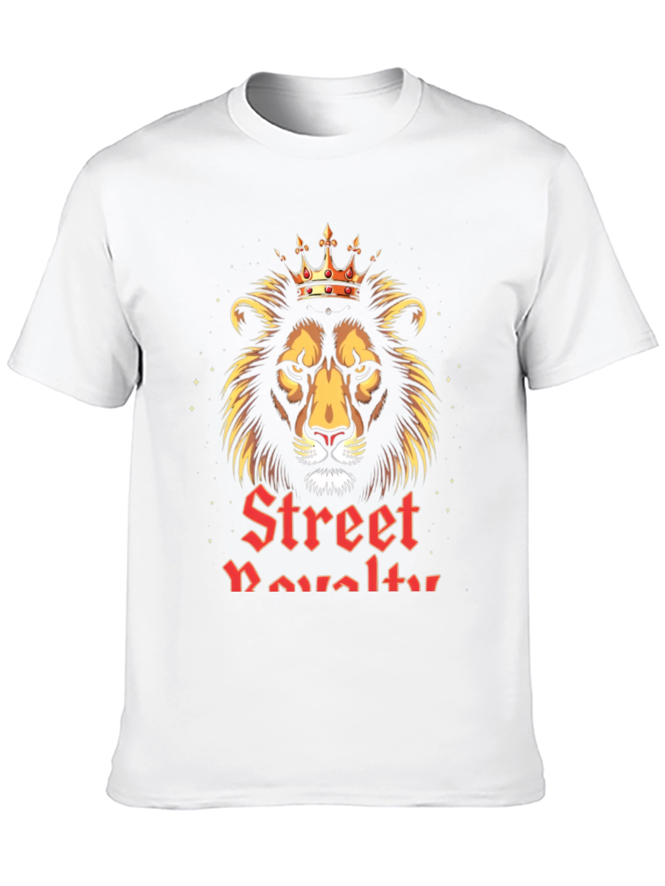 Street Royalty Lion Graphic Tee - Black