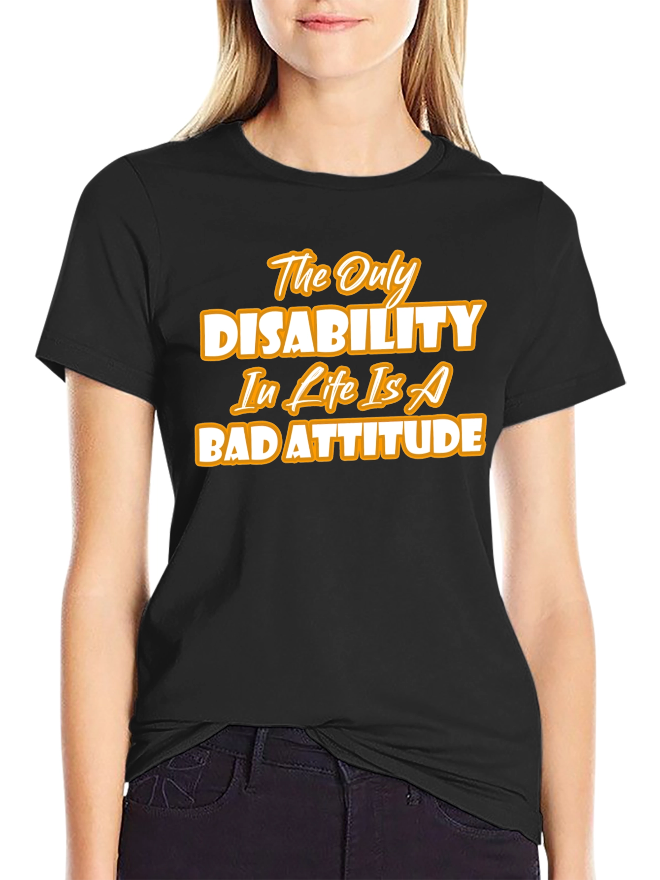 Inspirational Bad Attitude Graphic Tee