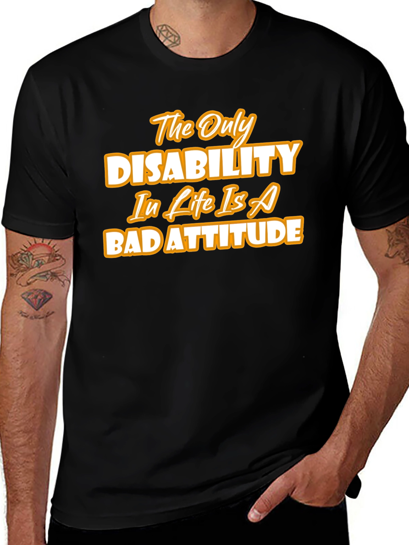 Inspirational Bad Attitude Graphic Tee