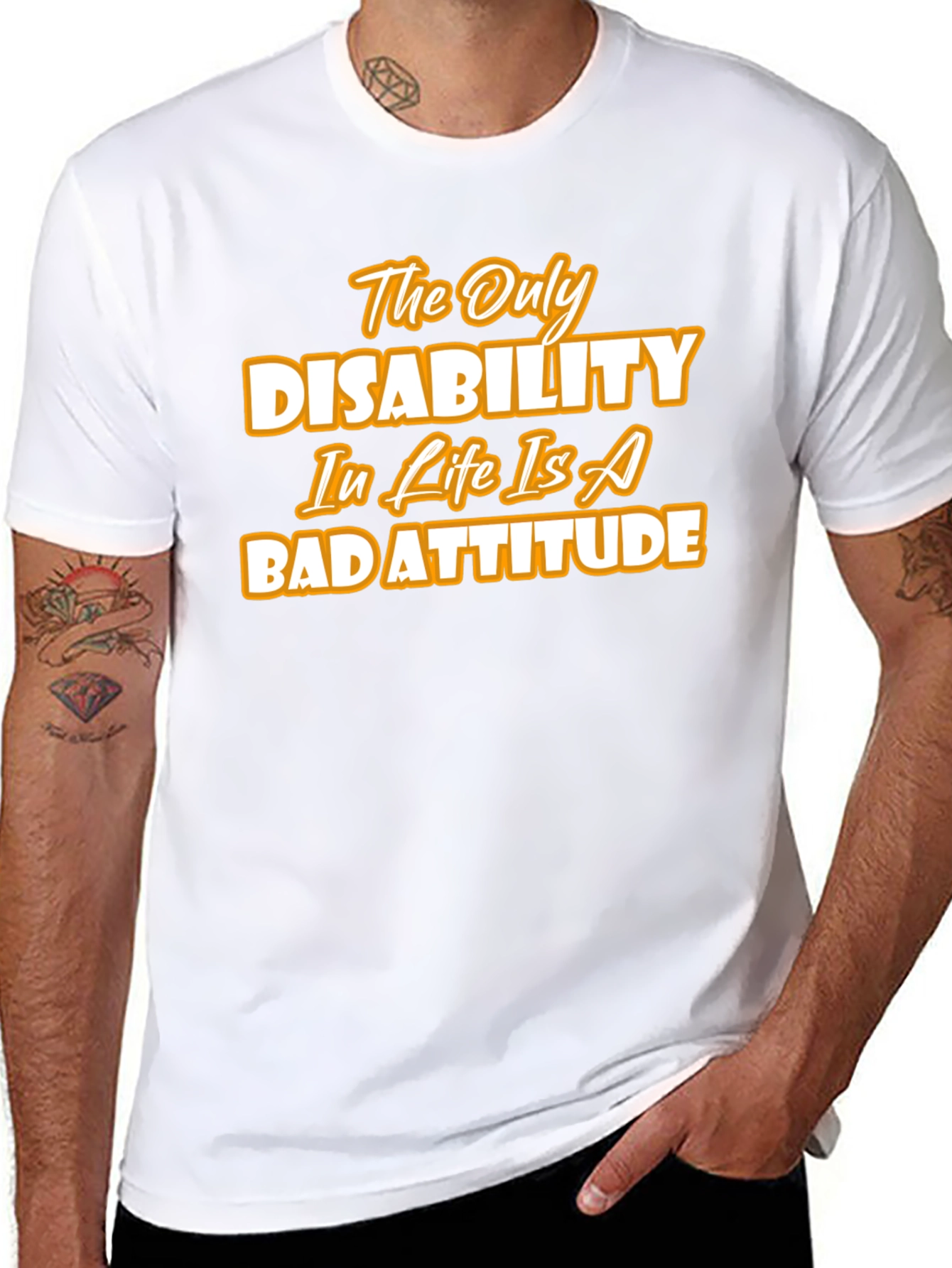Inspirational Bad Attitude Graphic Tee