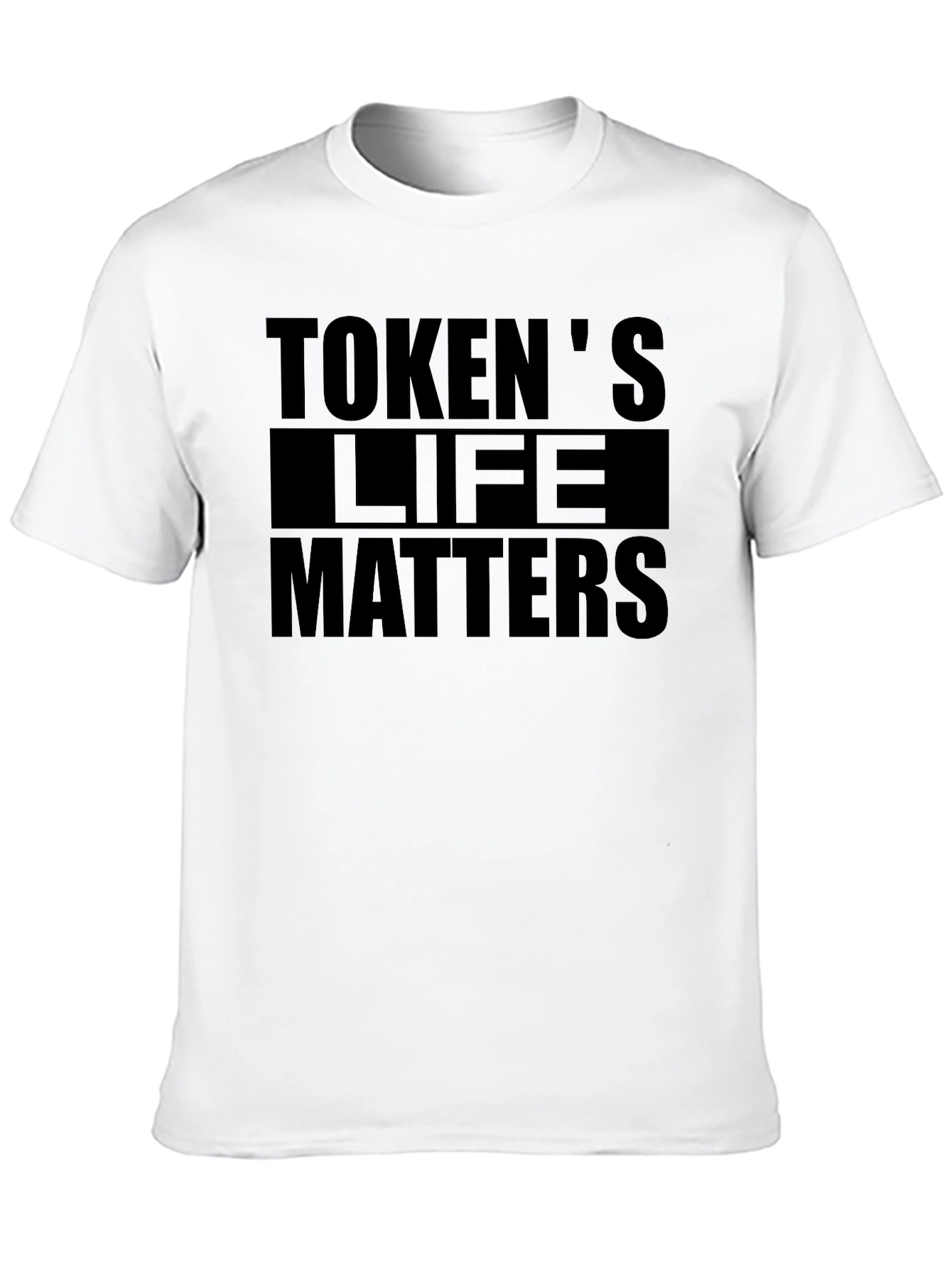 Tokens Life Matters Graphic T-Shirt - Black