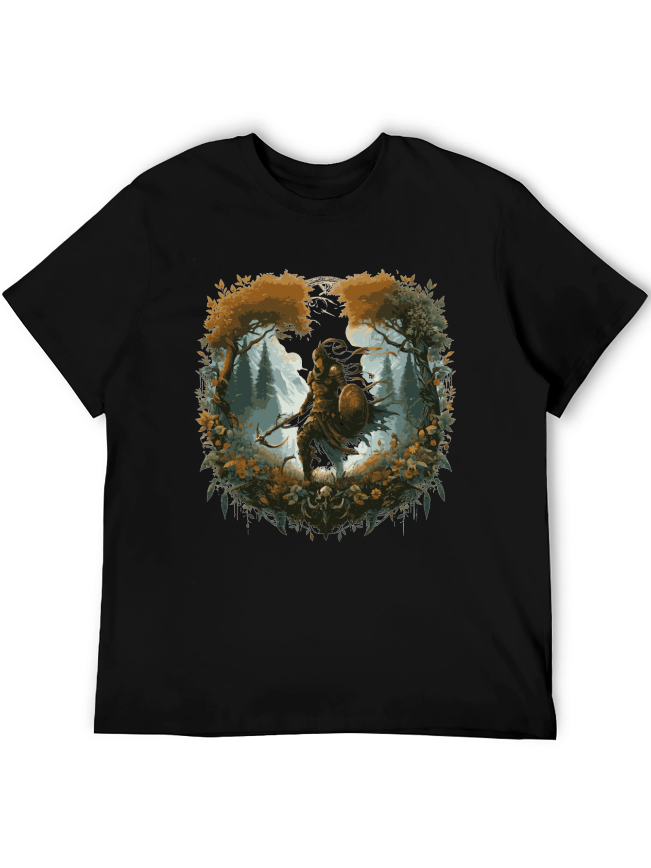 Warrior Forest Graphic T-Shirt