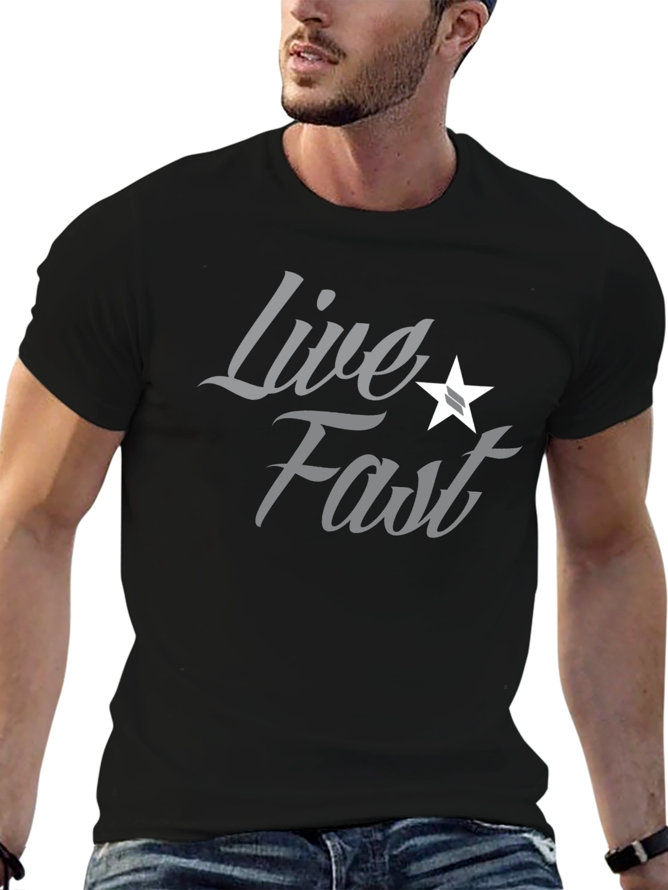 Live Fast Graphic T-Shirt