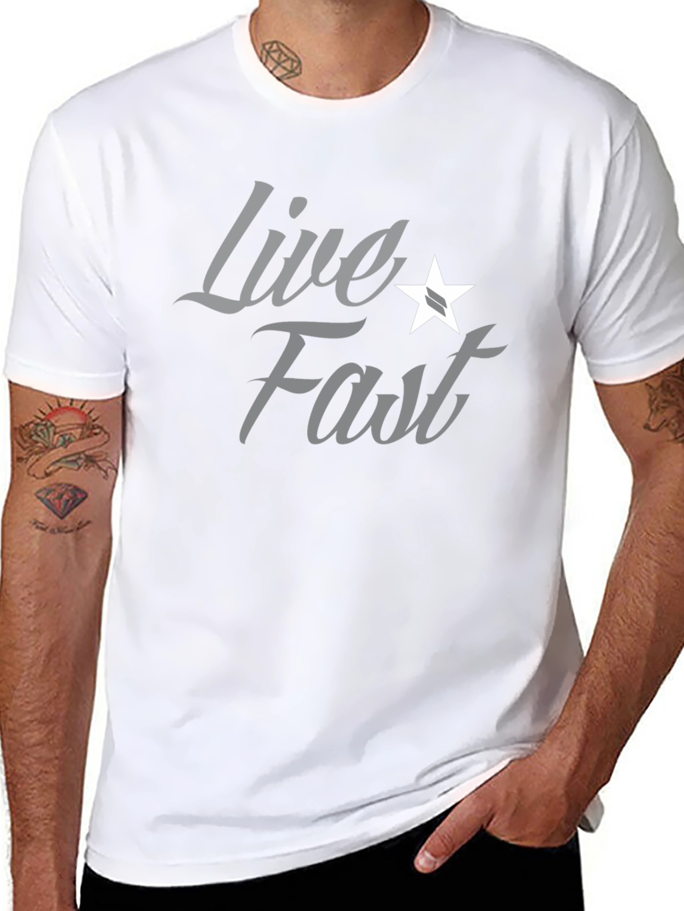 Live Fast Graphic T-Shirt