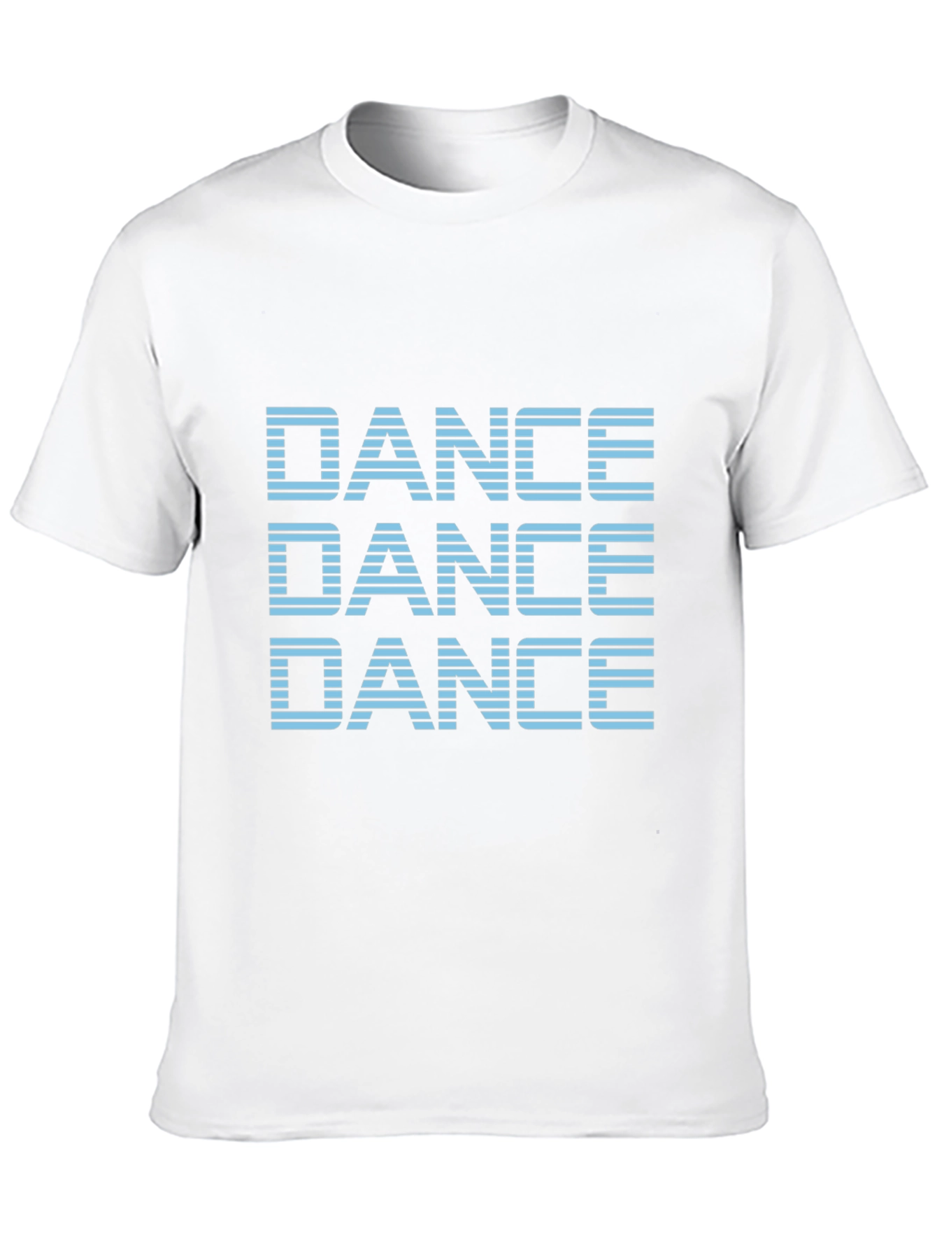 Dance Graphic Tee - Black Cotton Crew Neck T-Shirt