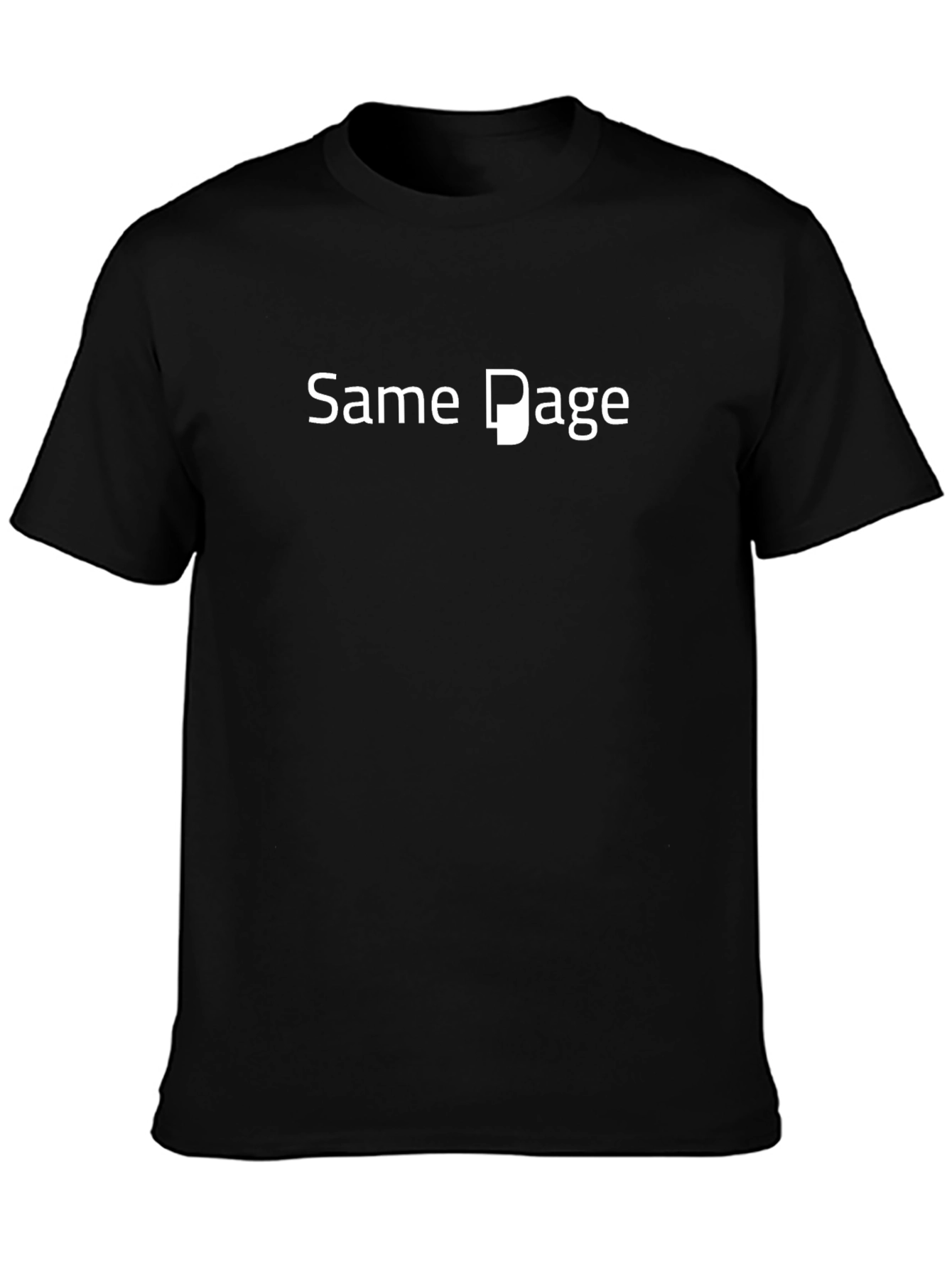 Same Page Graphic Tee - Soft Cotton Blend
