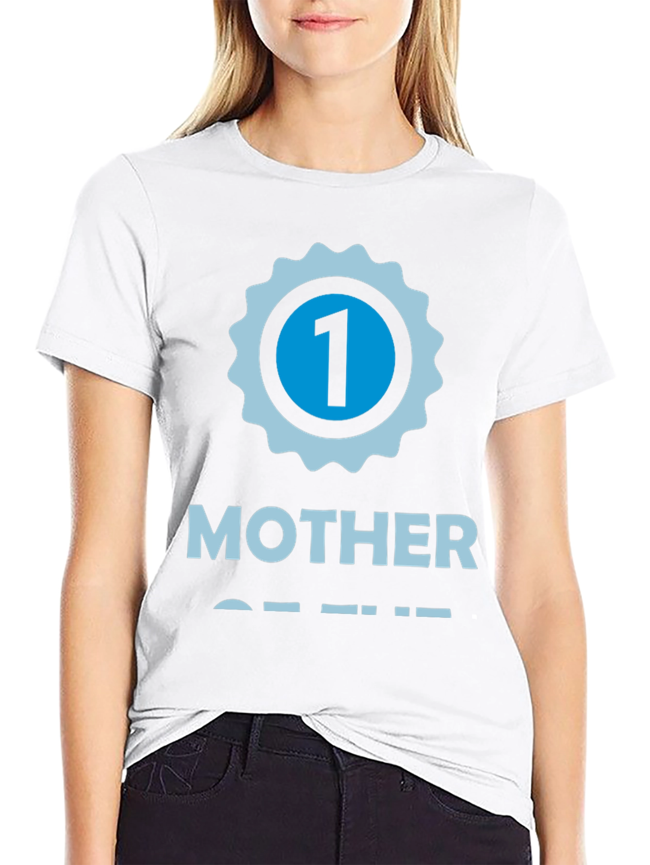 Number One Mother T-Shirt - Black Cotton Tee