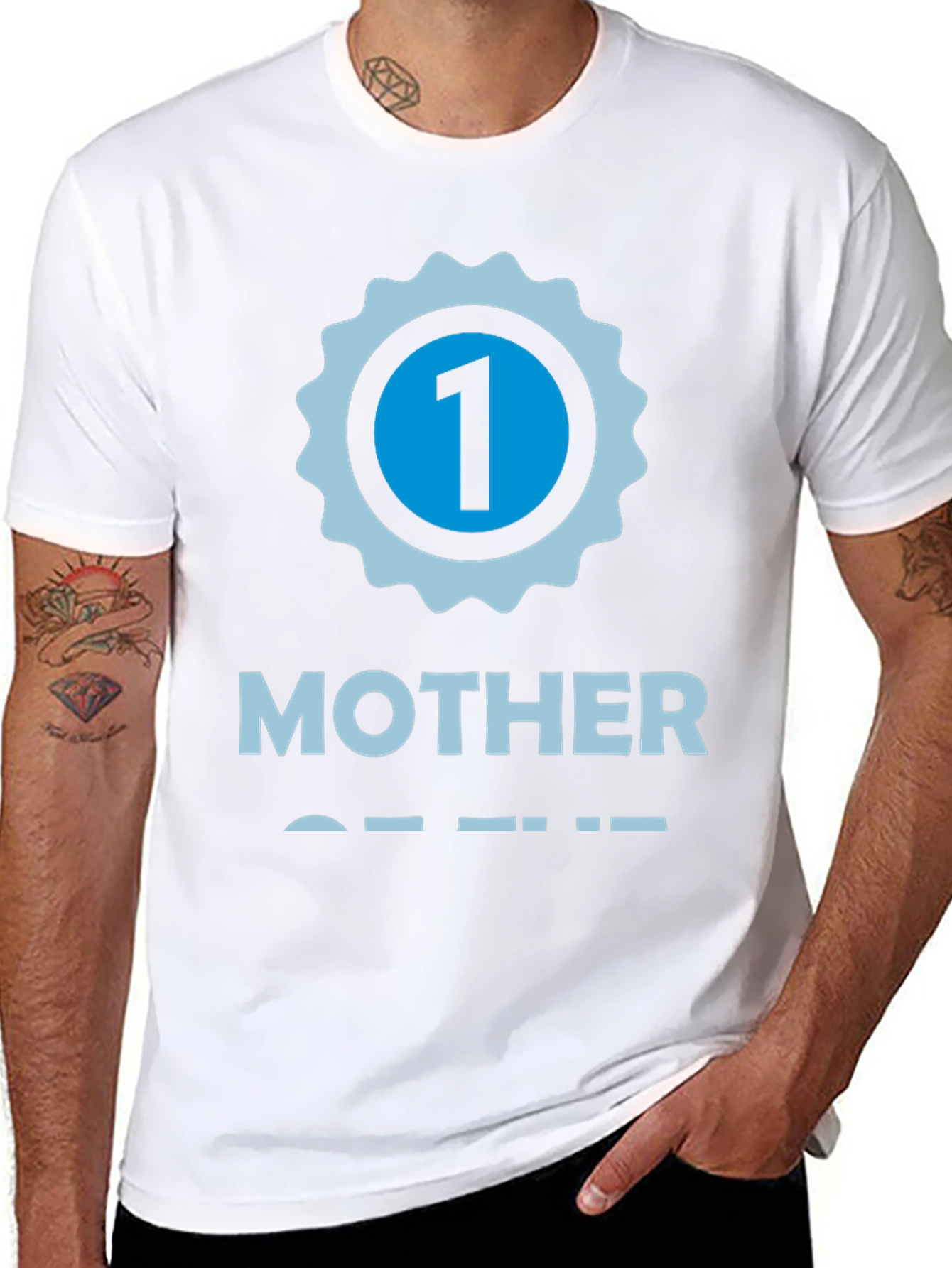 Number One Mother T-Shirt - Black Cotton Tee