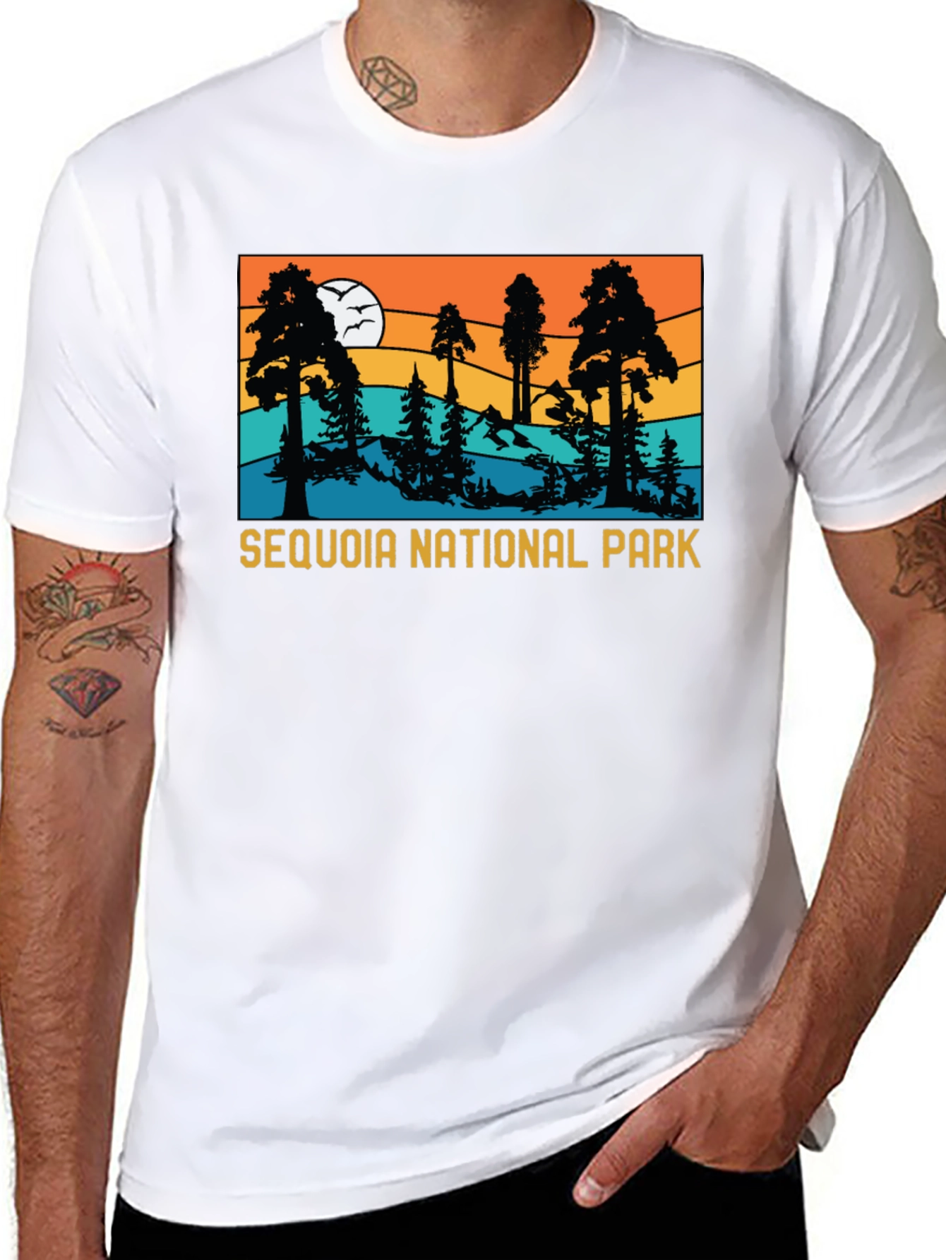 Sequoia National Park Graphic Tee - Black