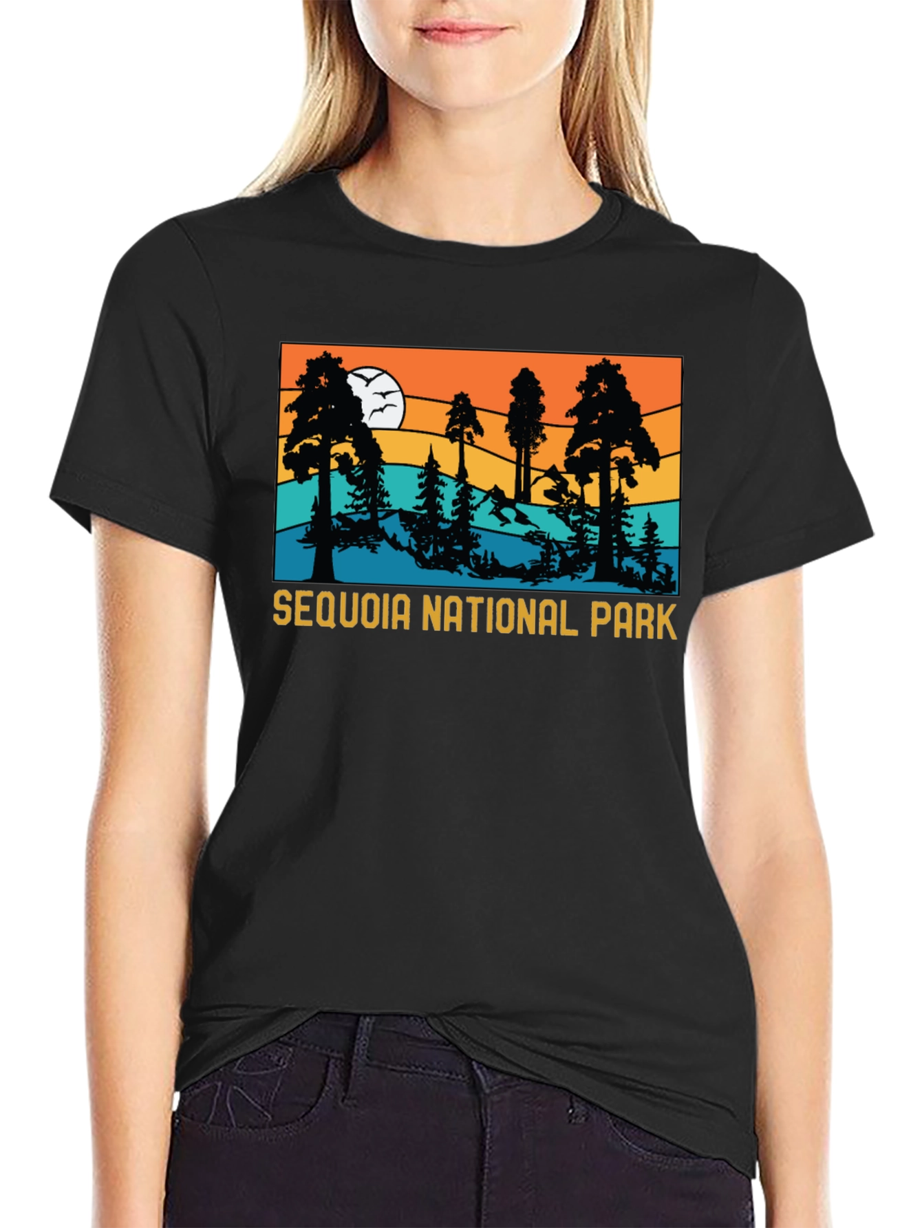 Sequoia National Park Graphic Tee - Black