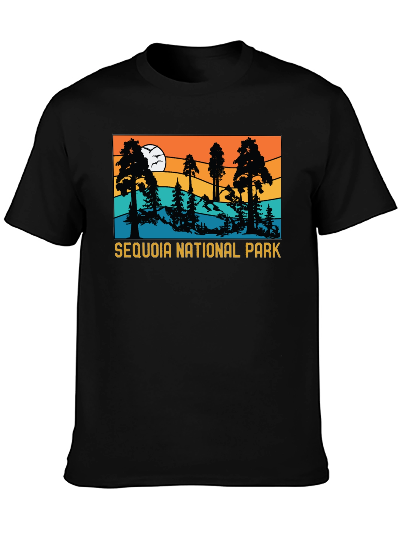 Sequoia National Park Graphic Tee - Black