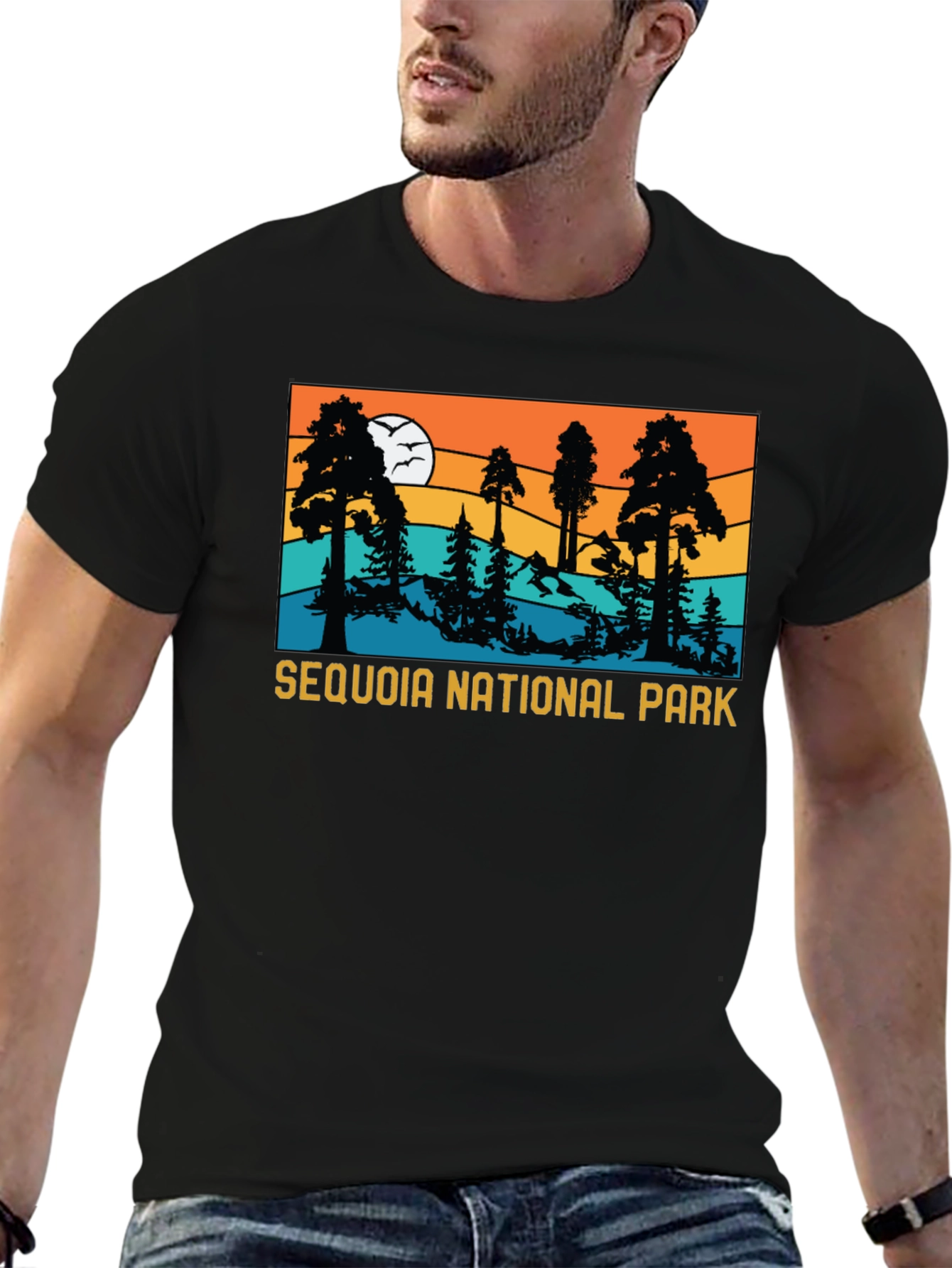 Sequoia National Park Graphic Tee - Black