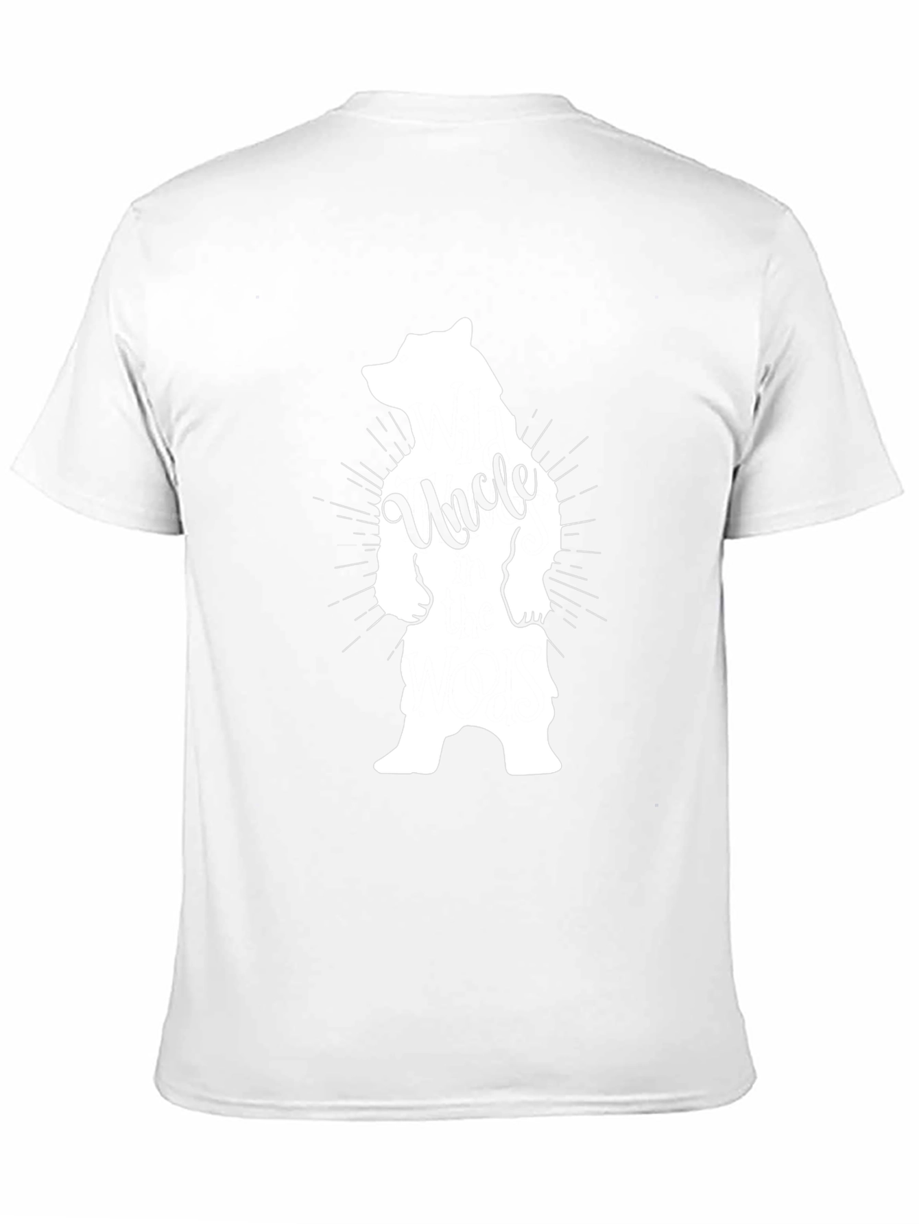 Uncle Bear Graphic Tee - Black Unisex Shirt