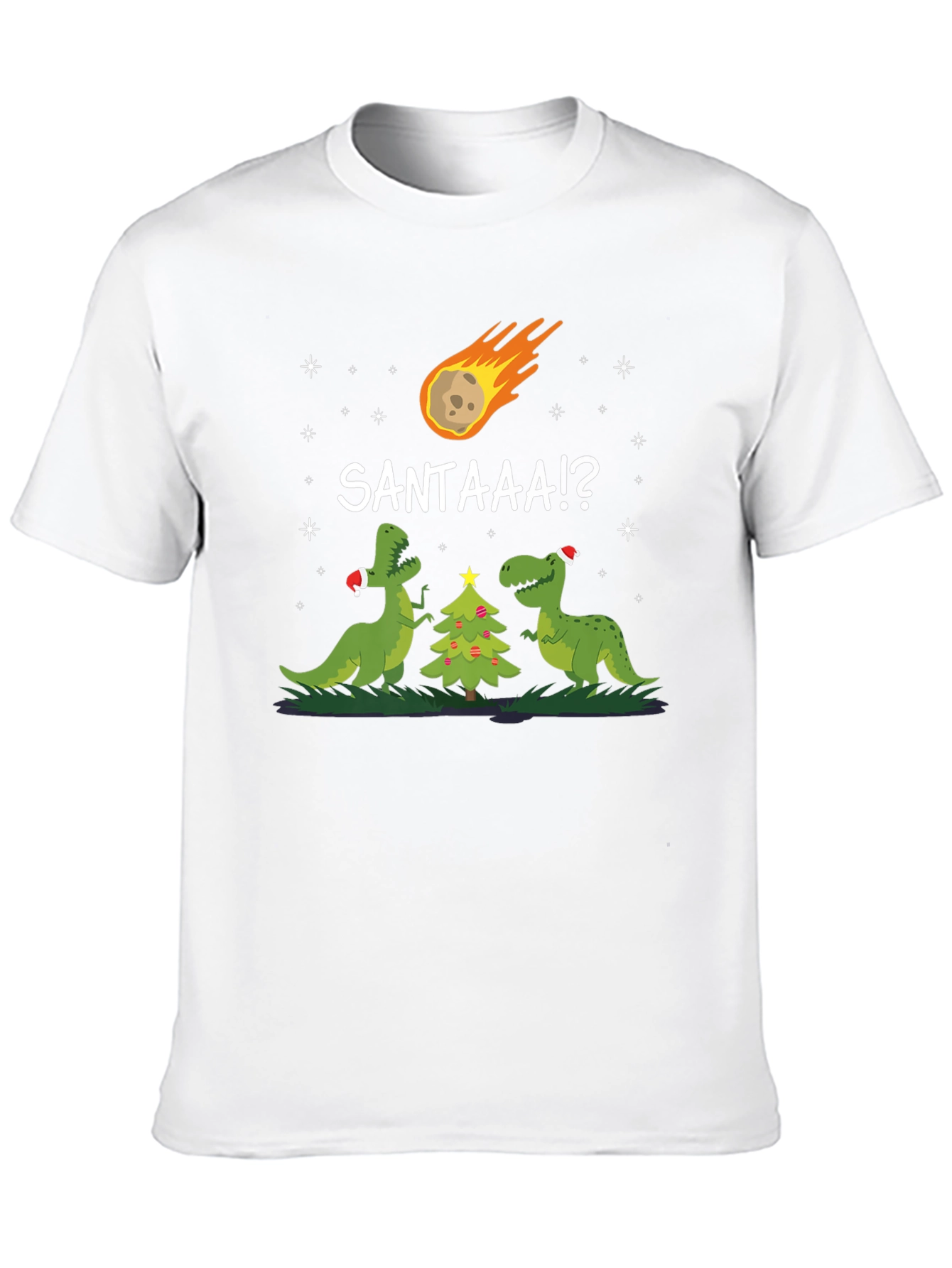 Santaaa!? T-Rex Christmas T-Shirt