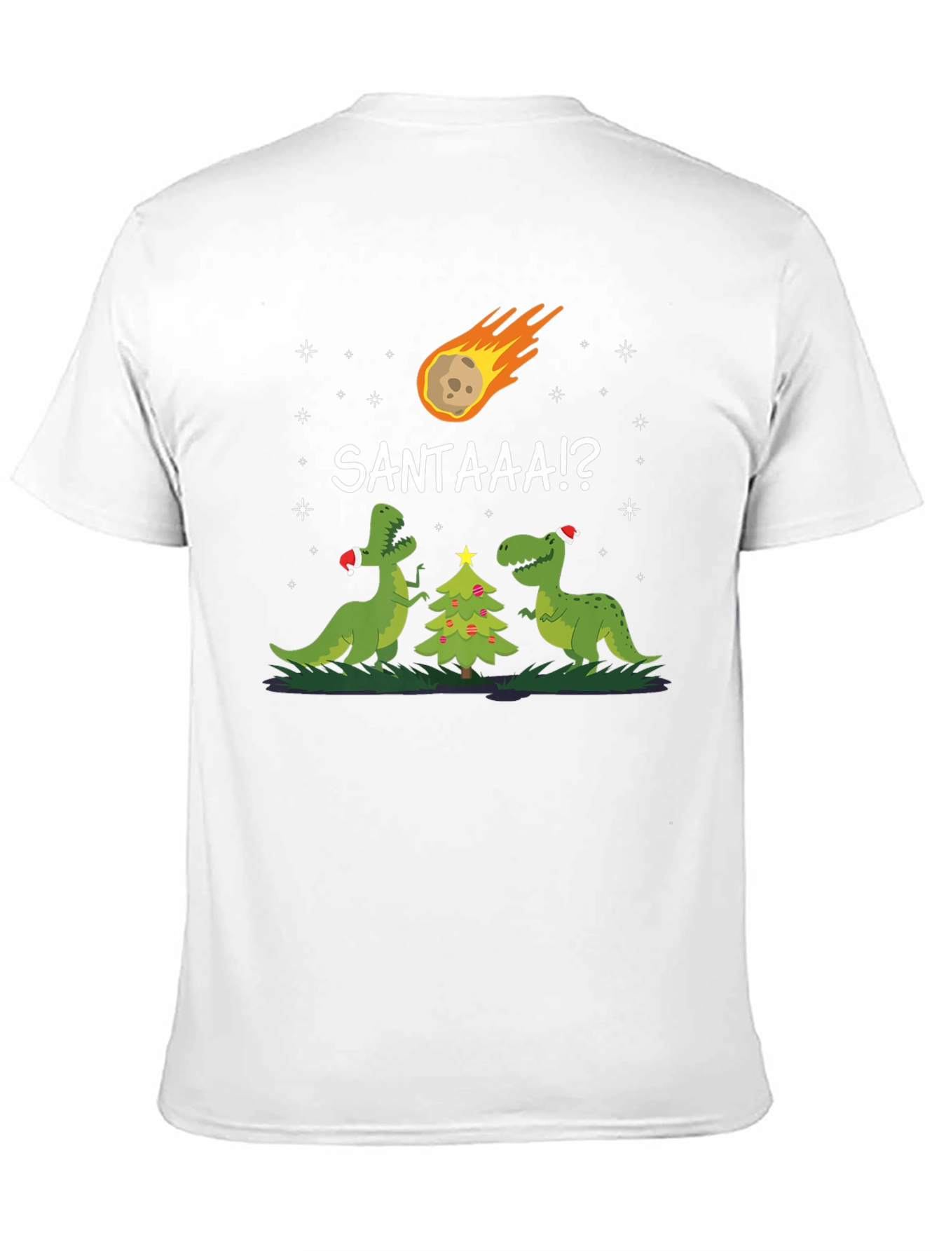 Santaaa!? T-Rex Christmas T-Shirt