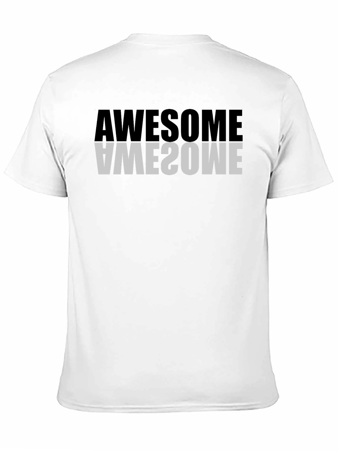 Awesome Reflective Graphic Tee - Black