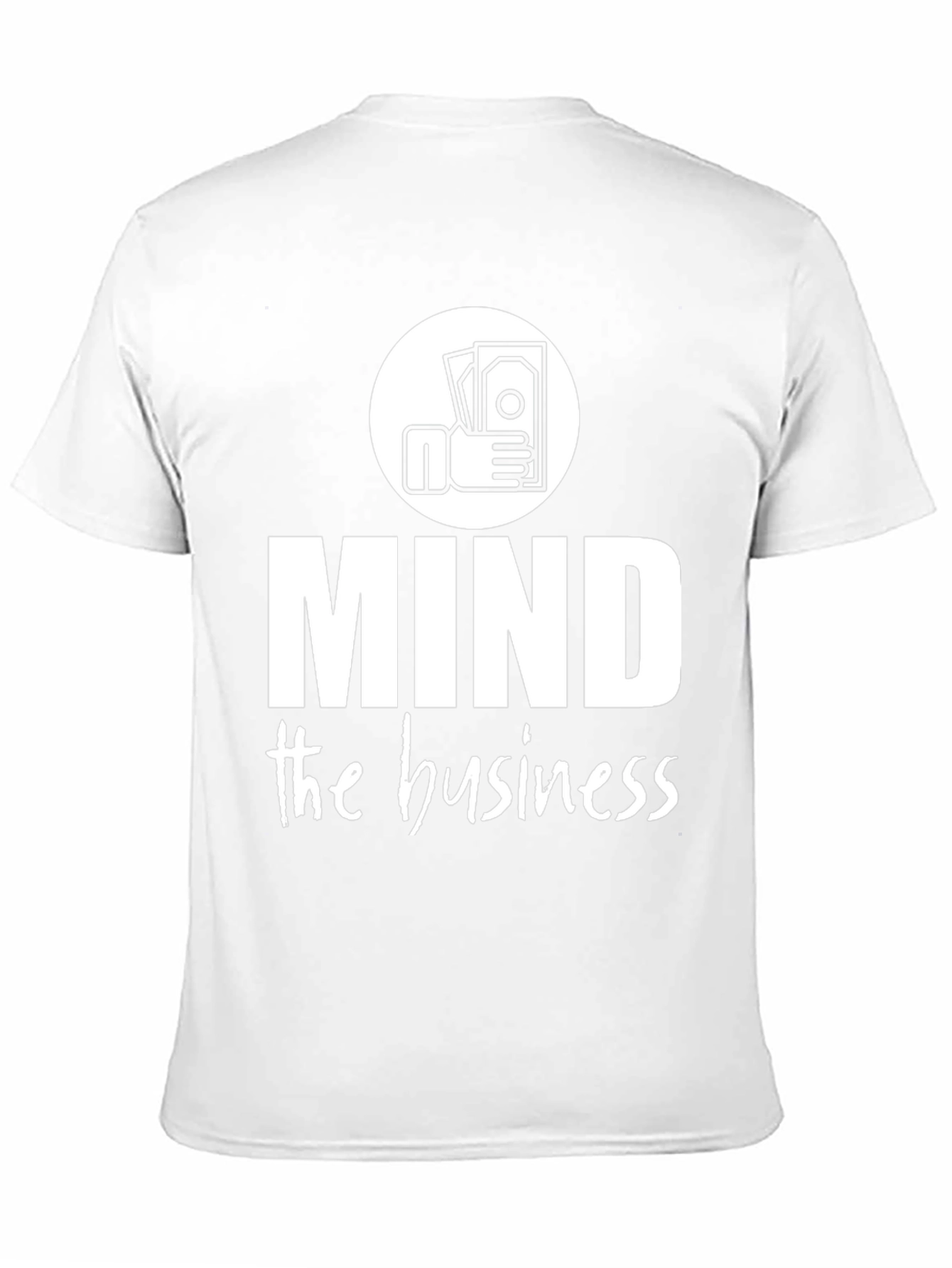 Mind the Business Graphic Tee - Black Cotton Shirt