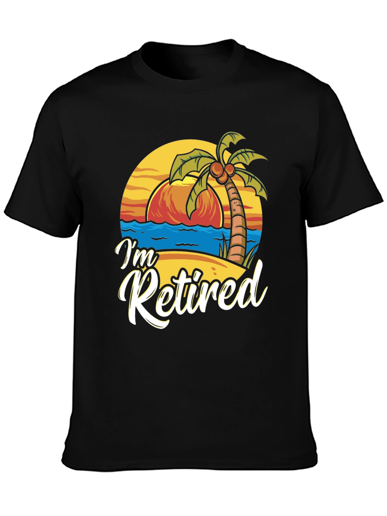Im Retired Beach T-Shirt