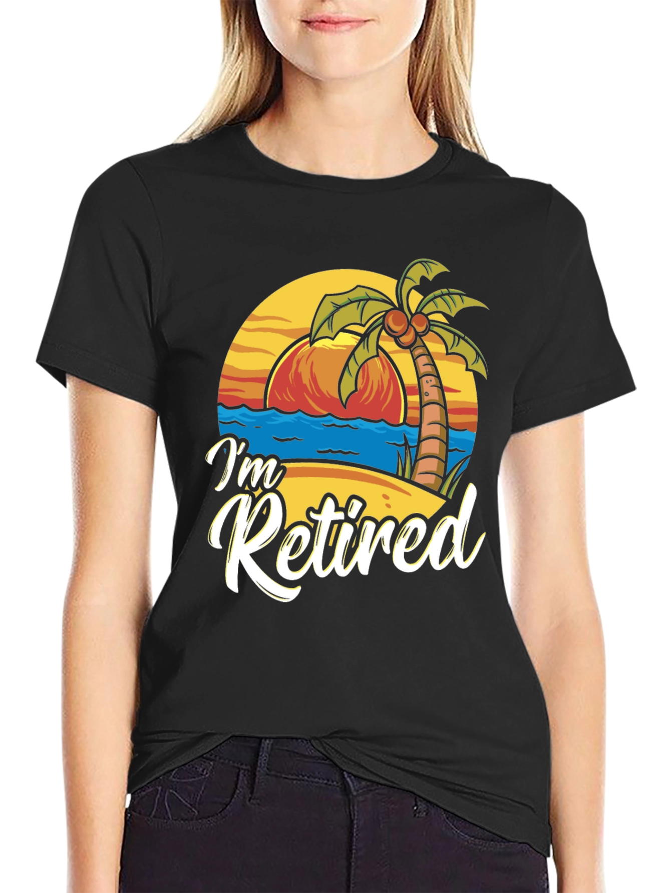 Im Retired Beach T-Shirt