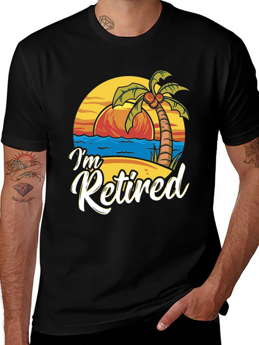 Im Retired Beach T-Shirt
