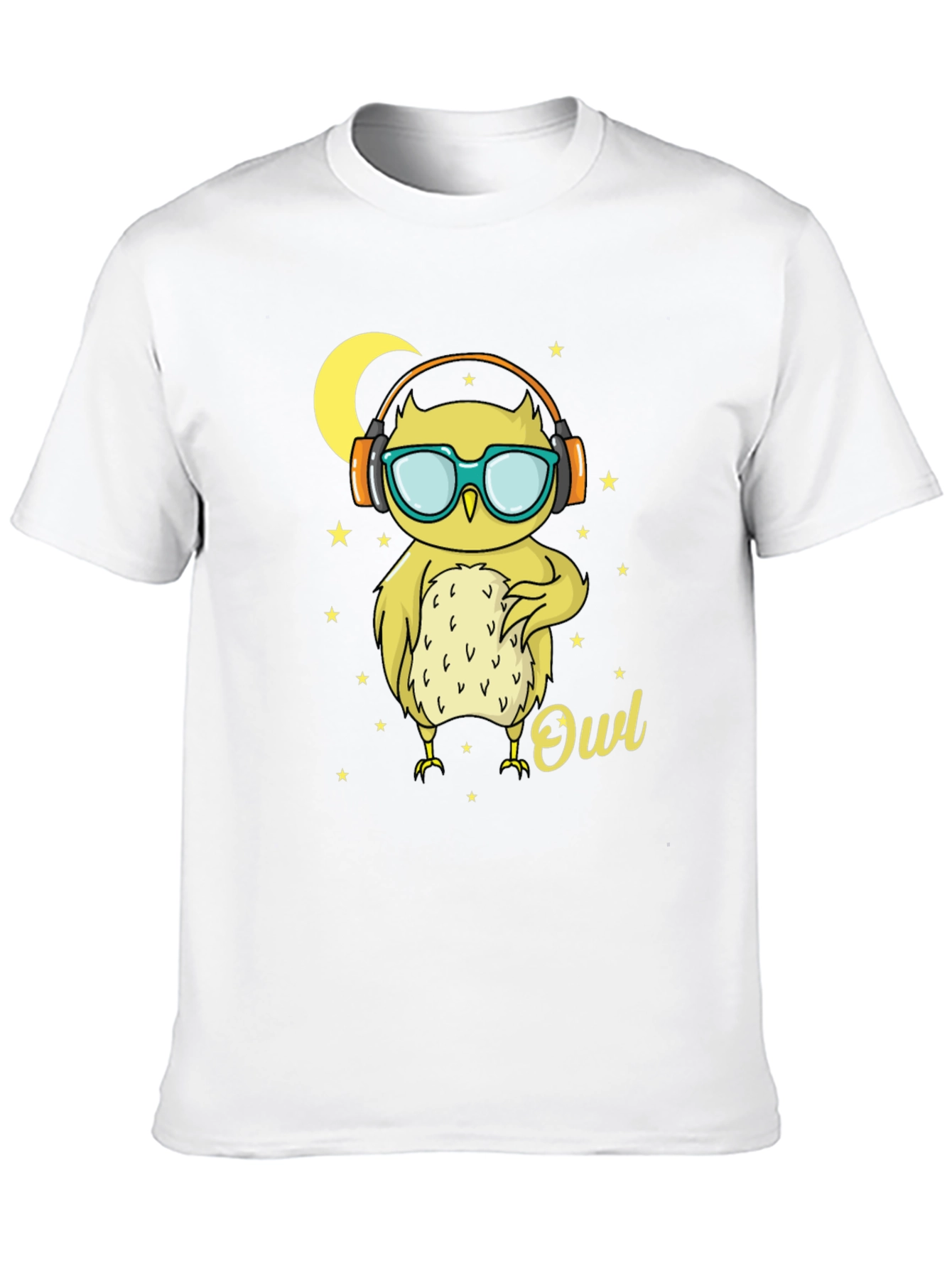 Cool Owl T-Shirt - DJ Bird Tee
