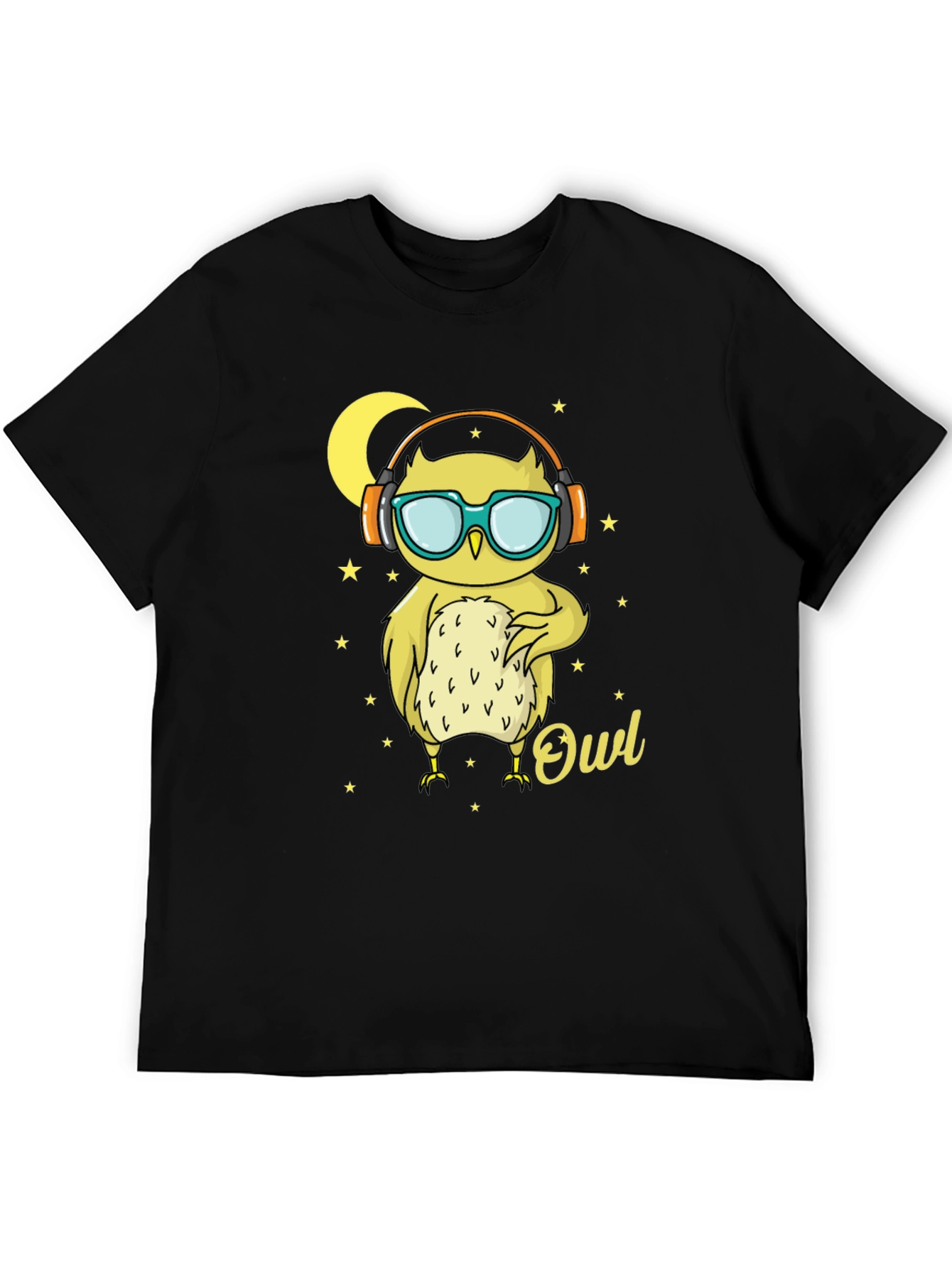 Cool Owl T-Shirt - DJ Bird Tee