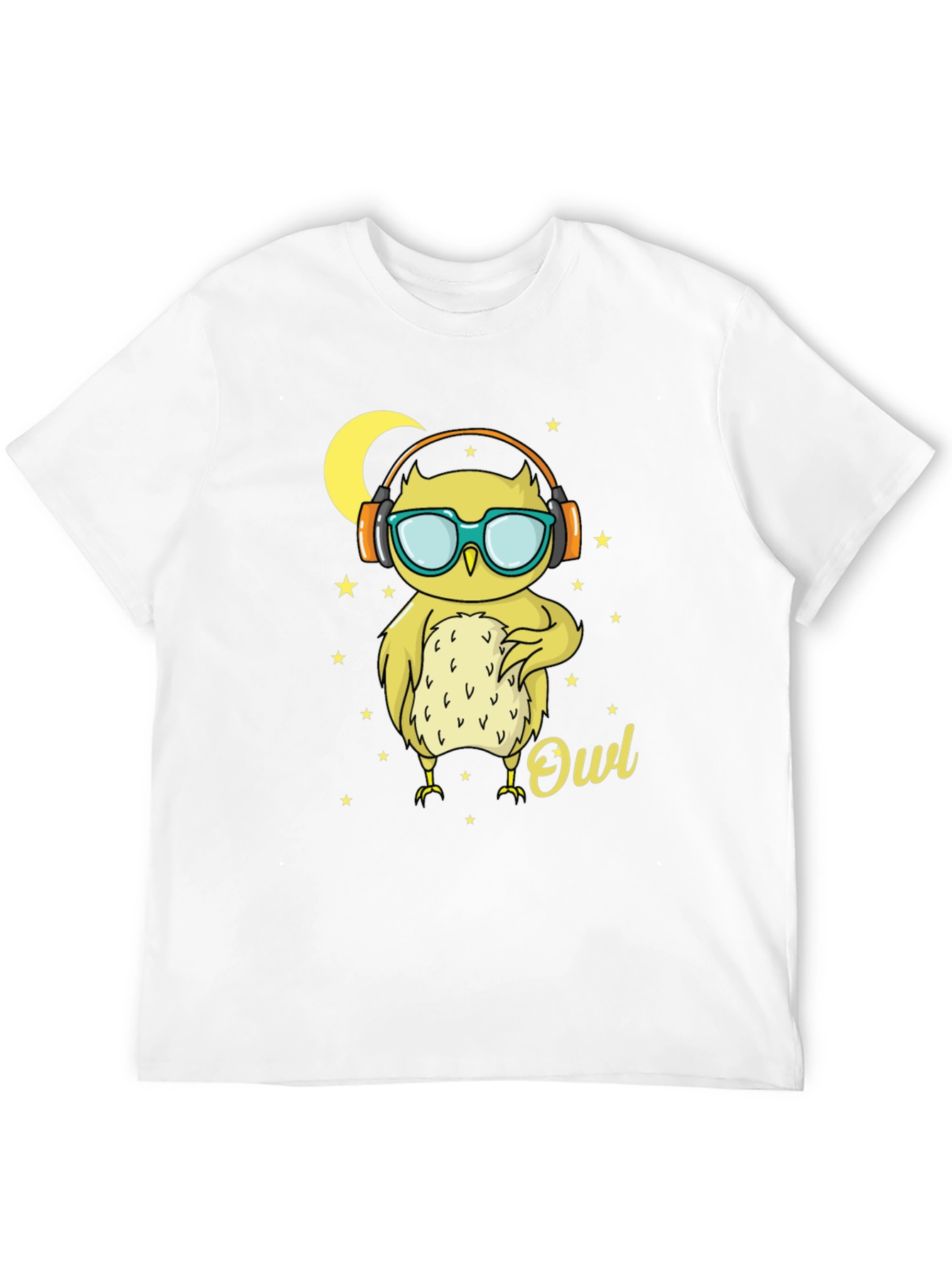 Cool Owl T-Shirt - DJ Bird Tee