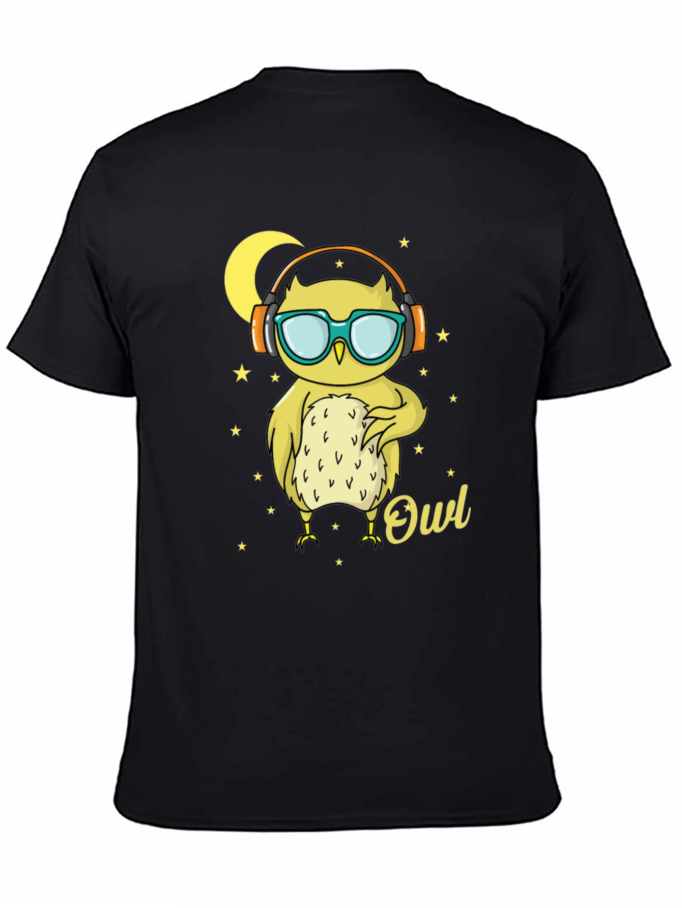 Cool Owl T-Shirt - DJ Bird Tee