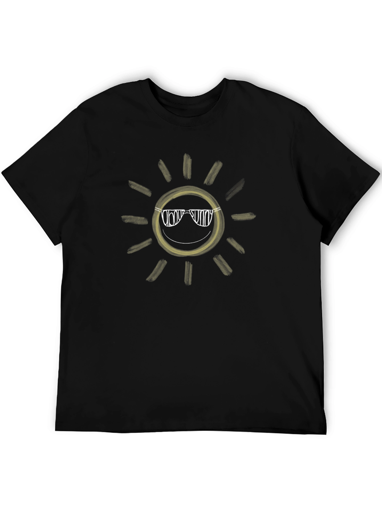 Cool Sun Graphic Tee - Black