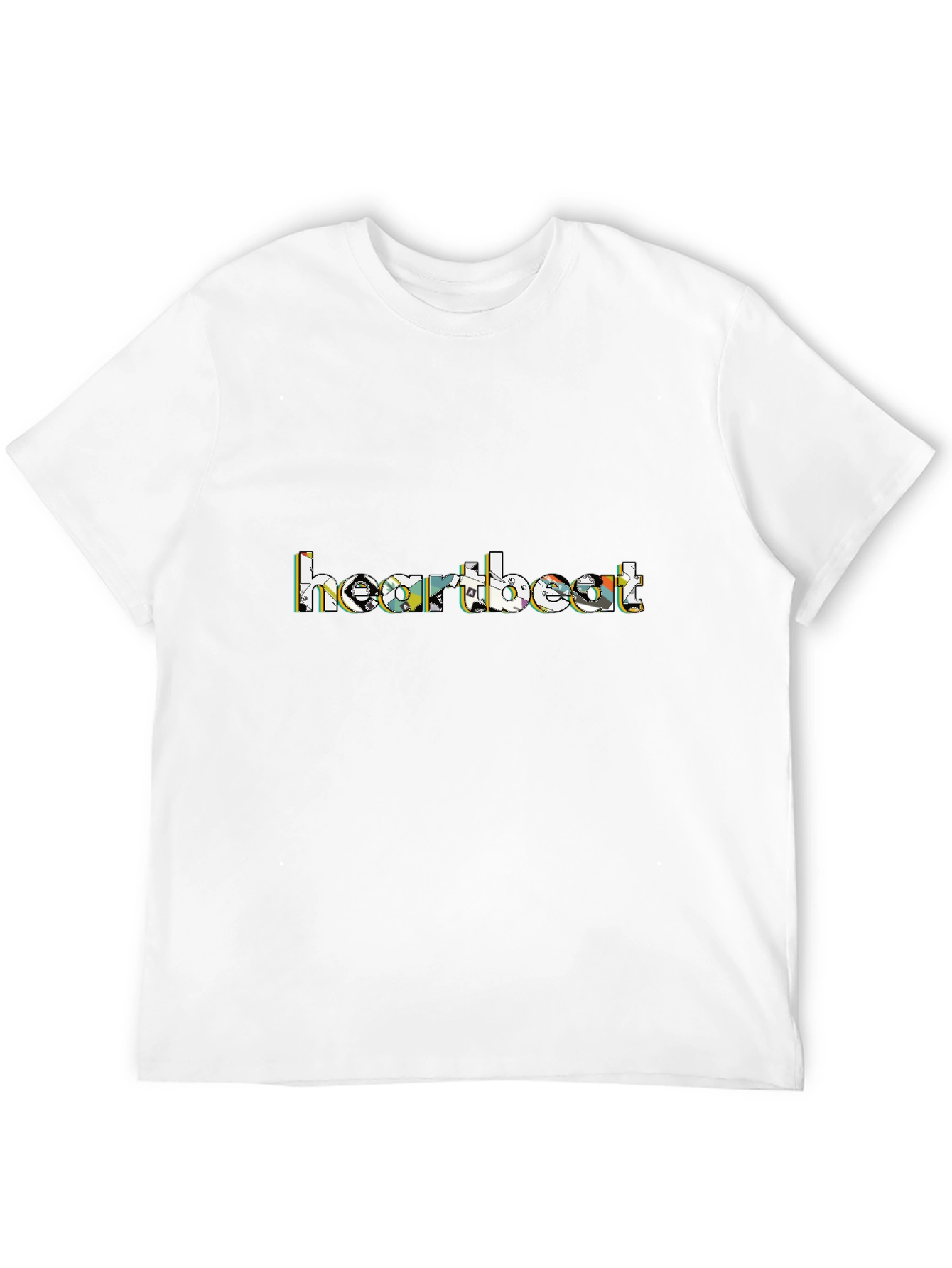 Heartbeat Graphic Print T-Shirt